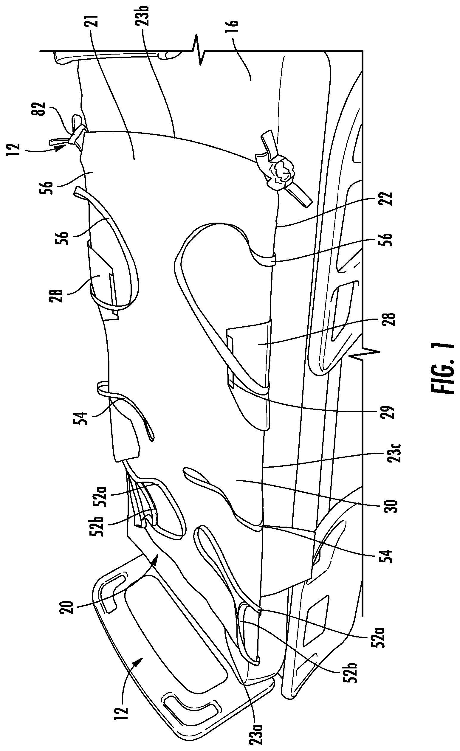 Patent US12377006 — Systems and methods for lifting and positioning a patient — Figure 1