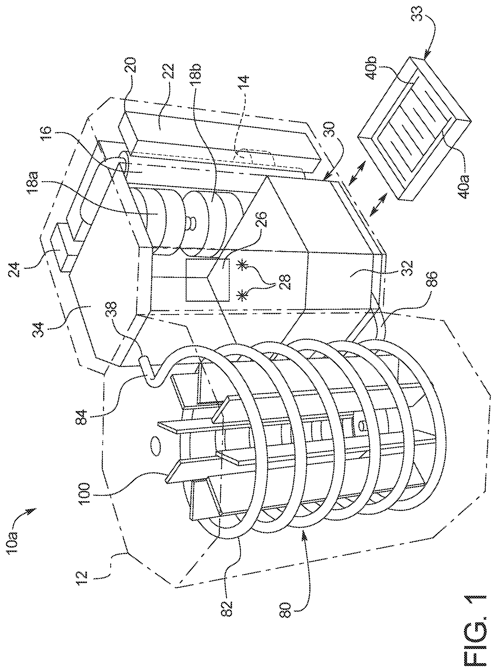 Patent US12377199 — Medical fluid therapy system and method employing distillation — Figure 1