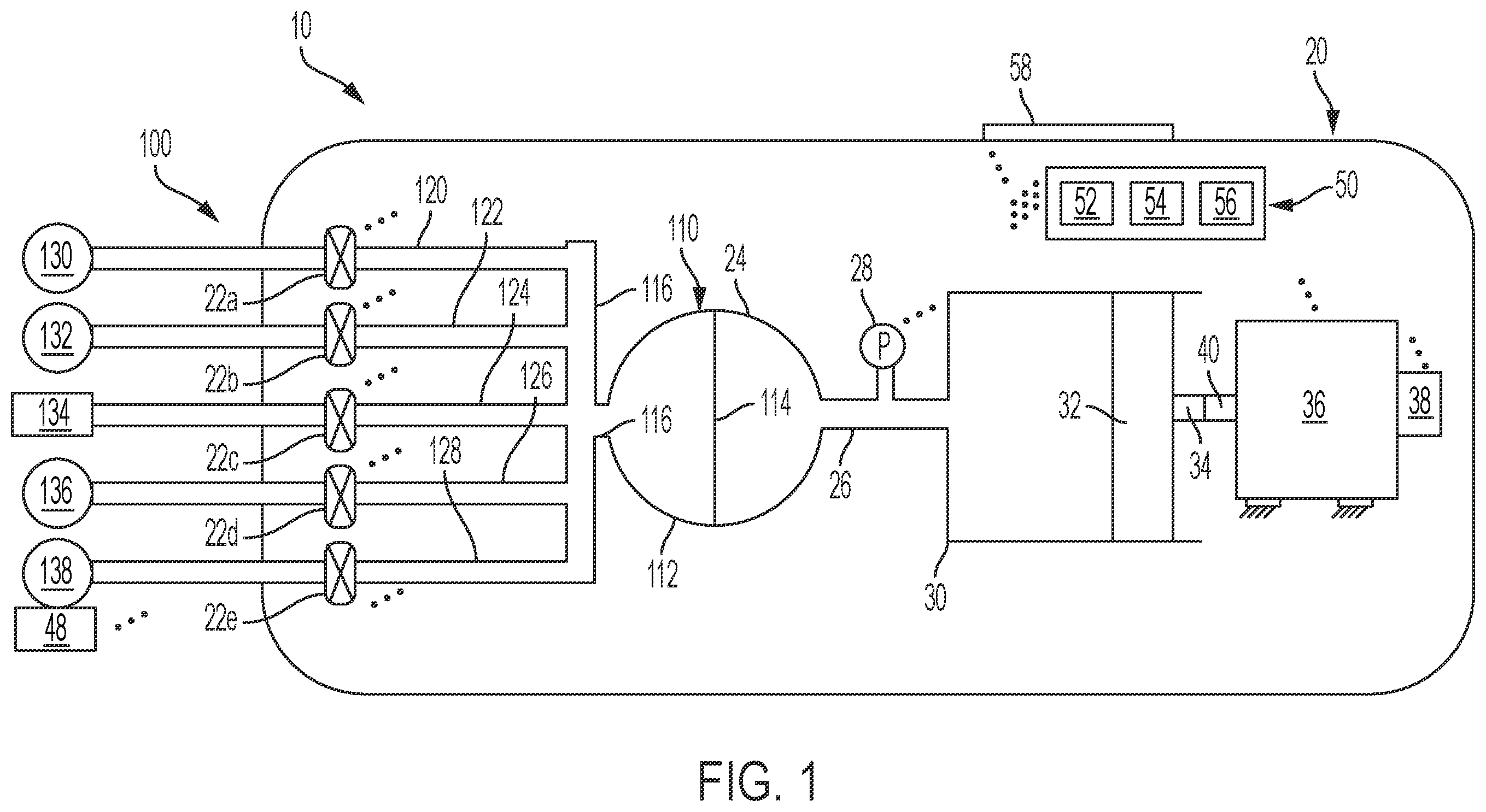 Patent US12377200 — Peritoneal dialysis using pressurized cylinder — Figure 1