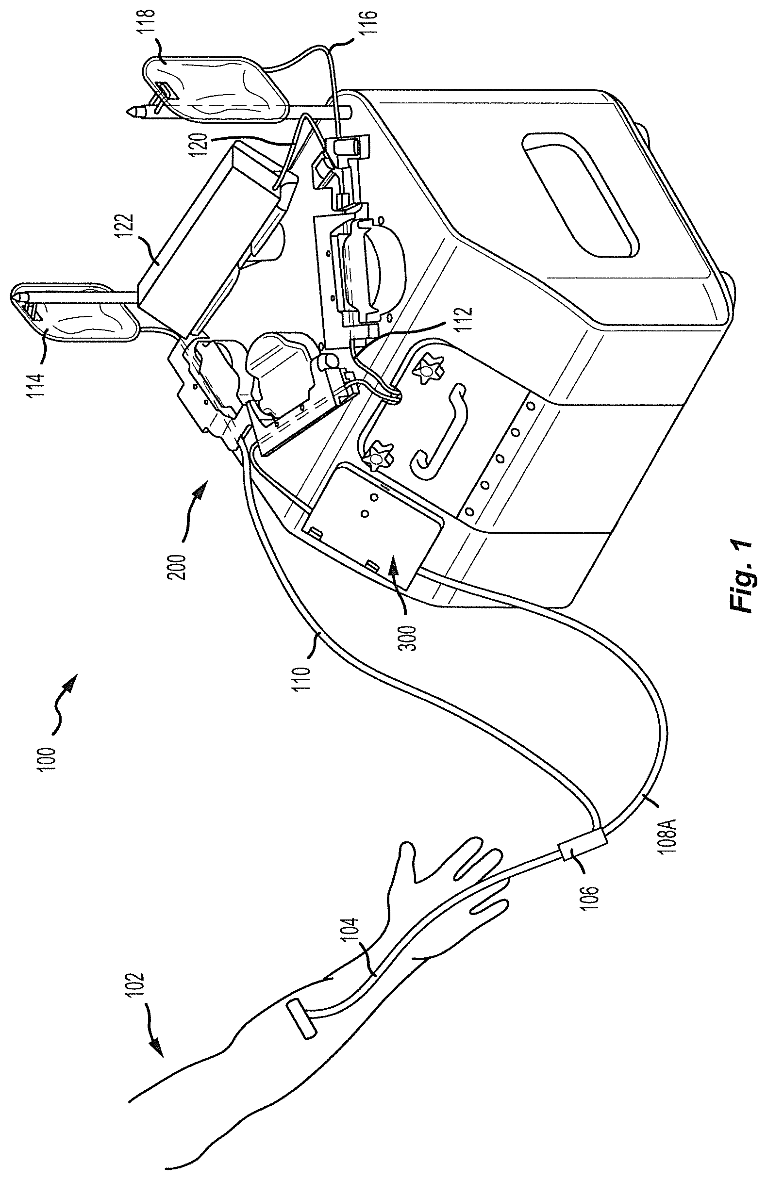 Patent US12377203 — Filler for an apheresis system — Figure 1