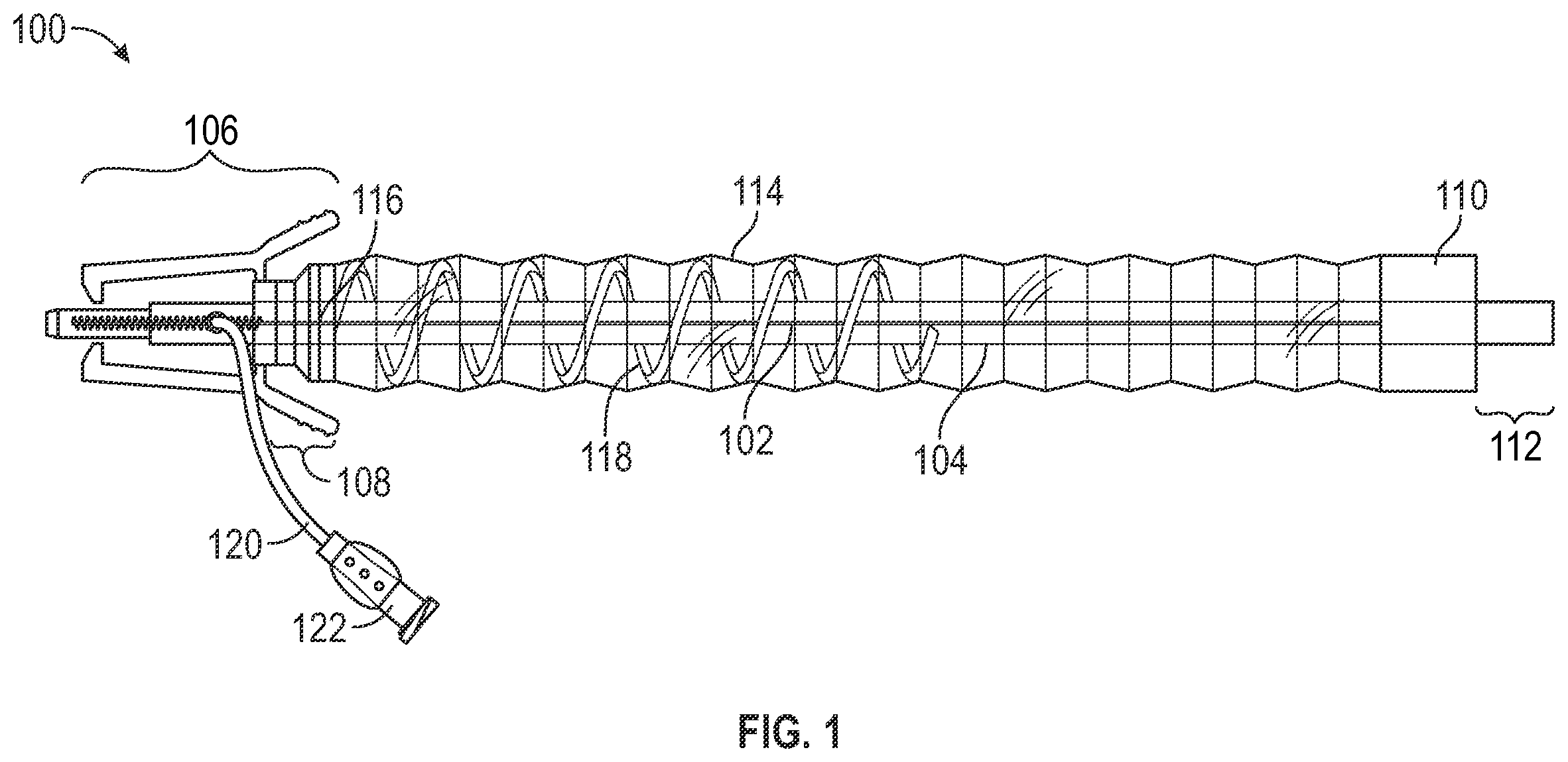 Patent US12377248 — Vascular access device assembly facilitating single-handed probe advancement with a support member — Figure 1