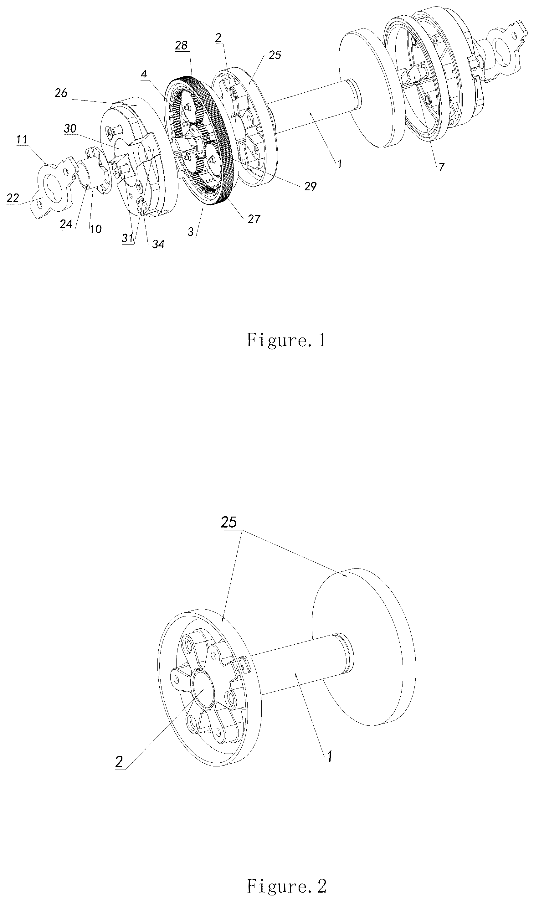 Patent US12377306 — Dumbbell handle, dumbbell and dumbbell base — Figure 1