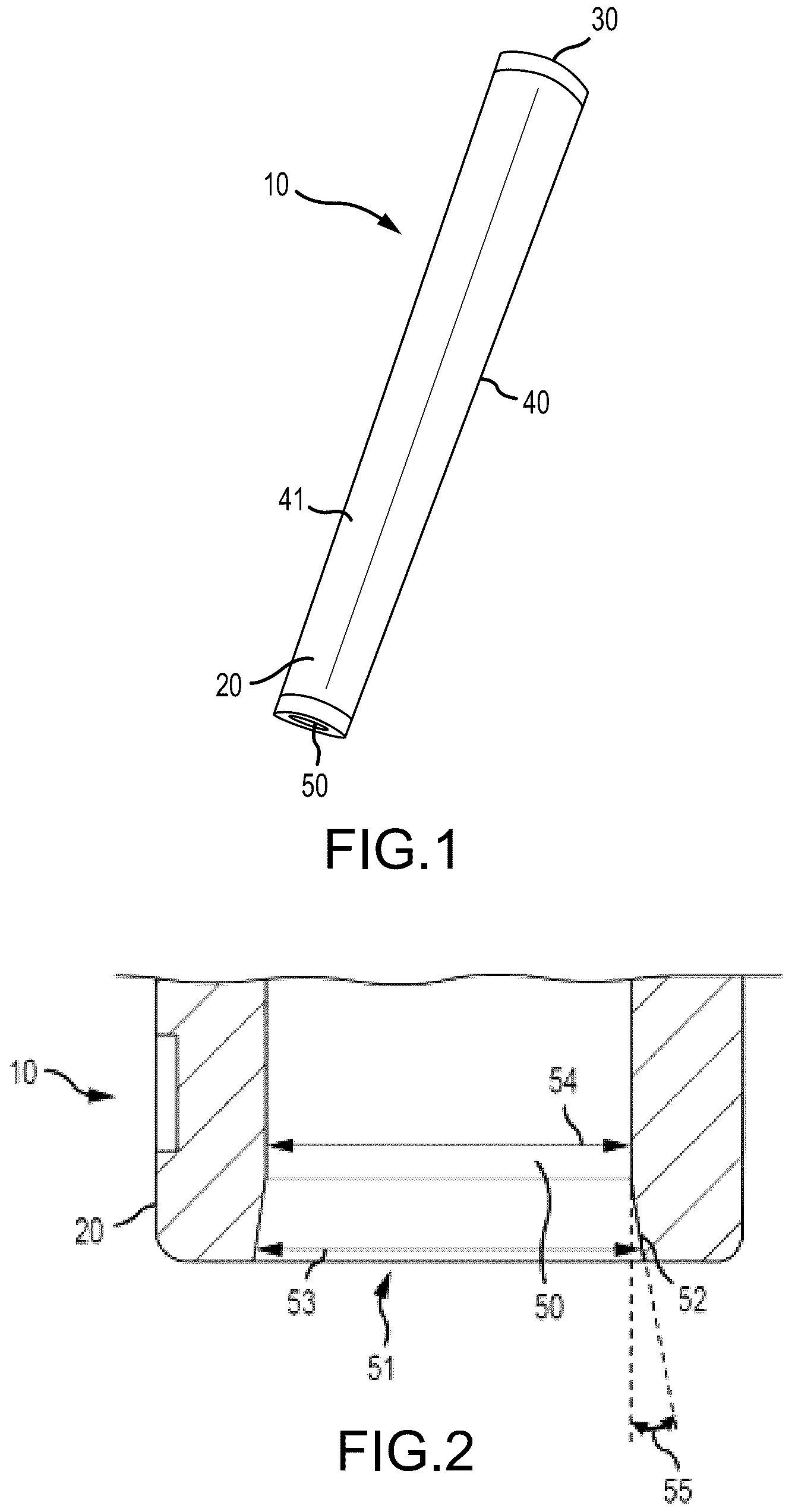 Patent US12377327 — Tapered grip and method of installing a tapered grip — Figure 1