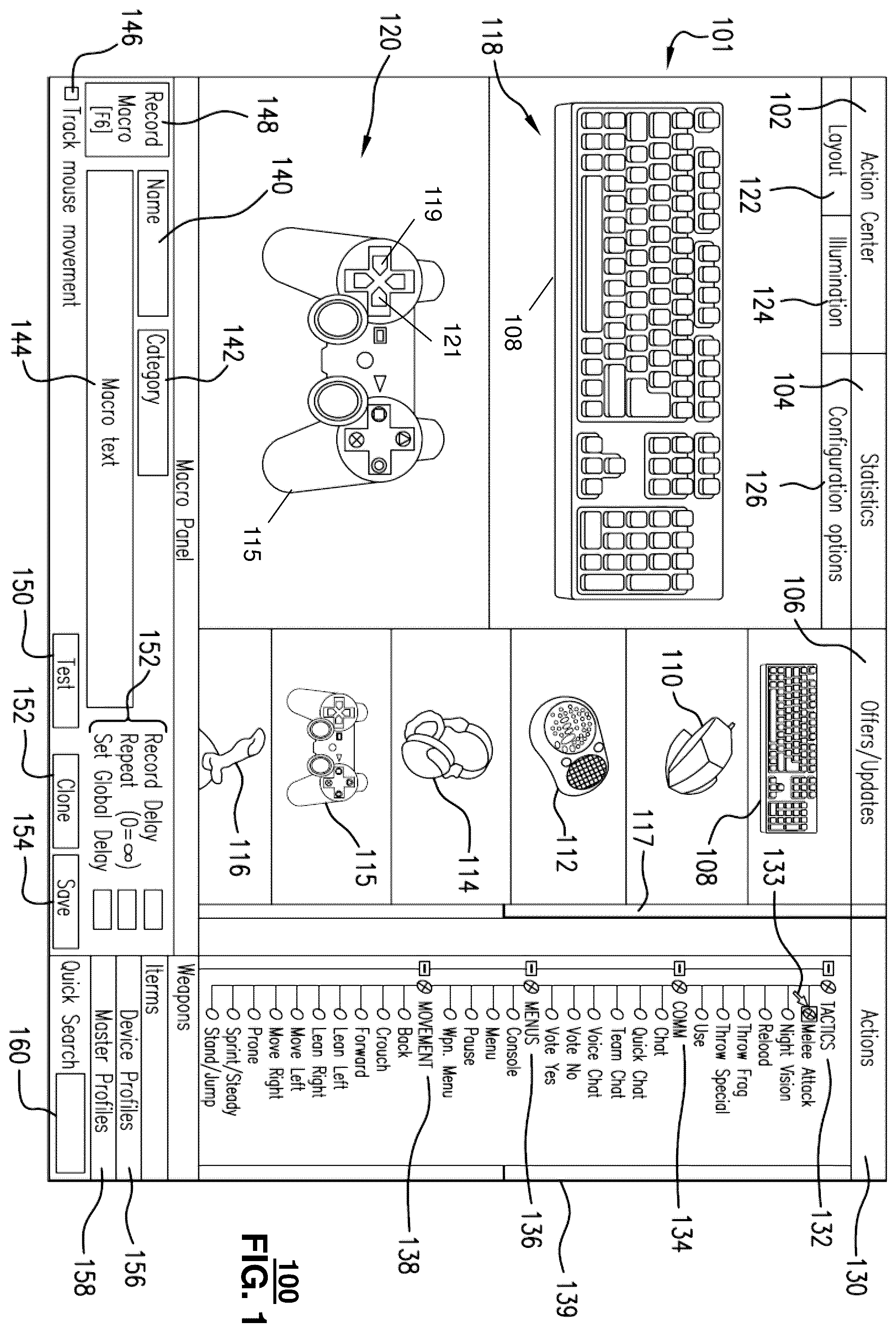 Patent US12377347 Figure 1 – Selecting head related transfer function profiles for audio streams in gaming systems