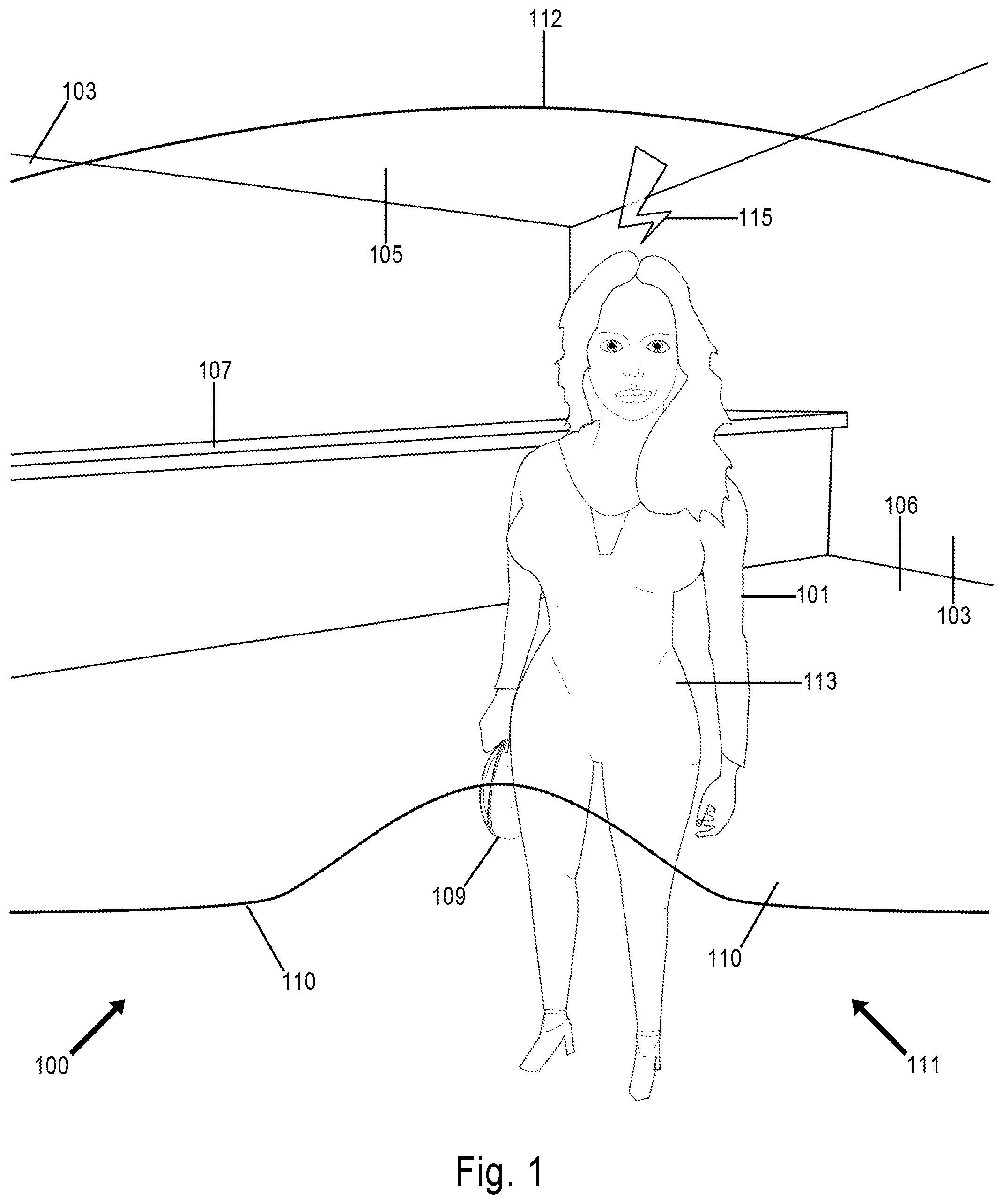 Patent US12377357 — Extended reality techniques improving social interactions — Figure 1