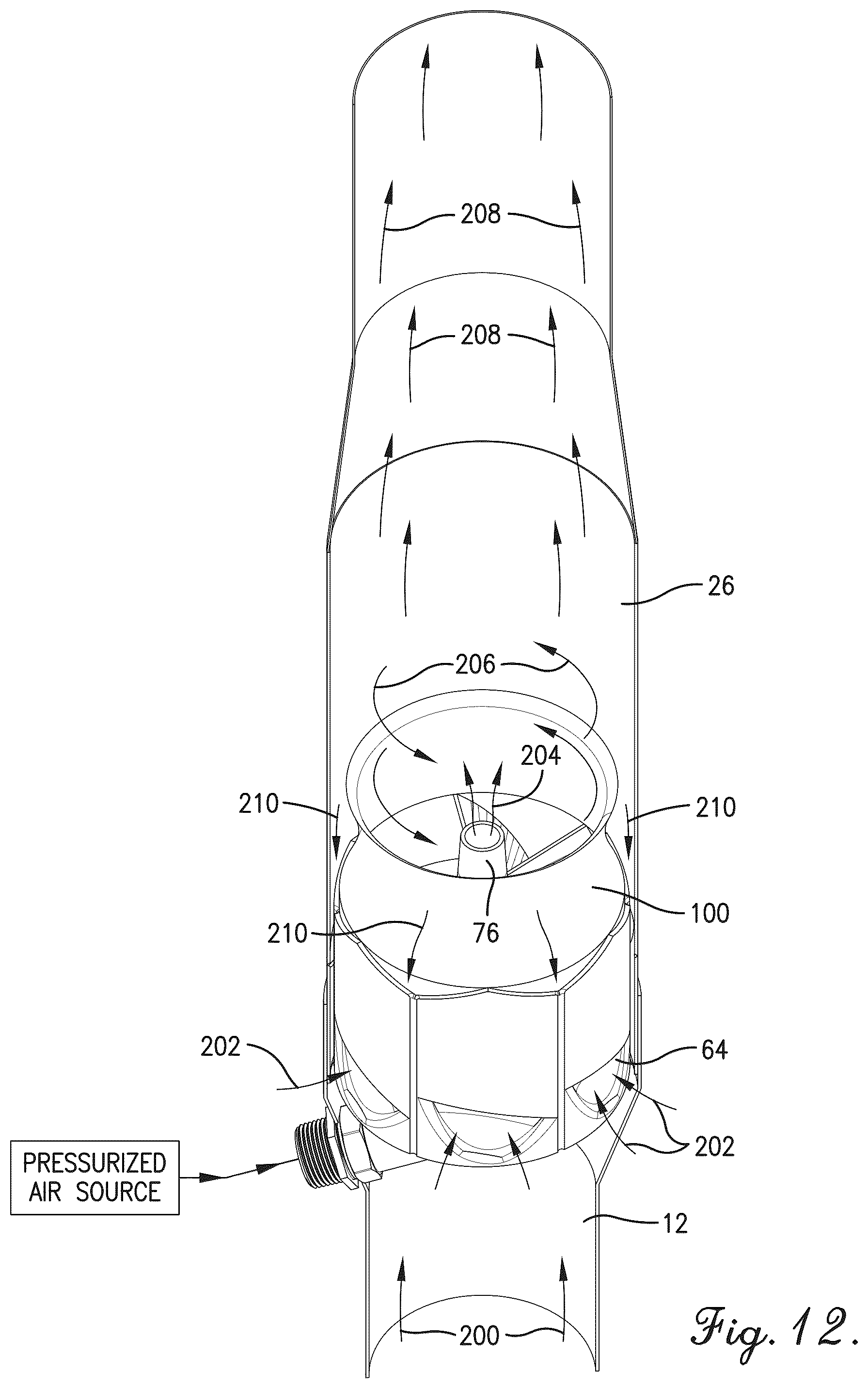 Patent US12377390 Figure 10 – Dilution nozzle assembly for hazardous gases