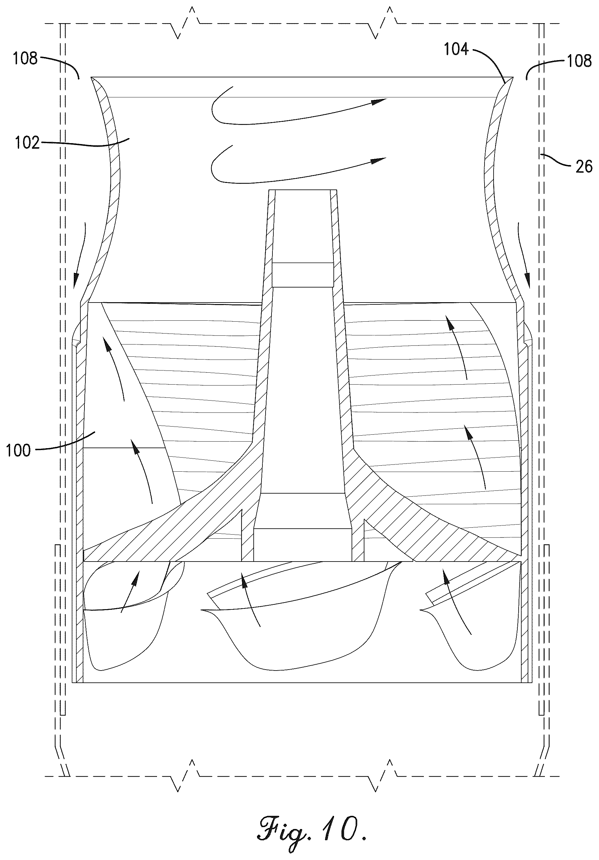 Patent US12377391 Figure 8 – Dilution nozzle assembly for hazardous gases