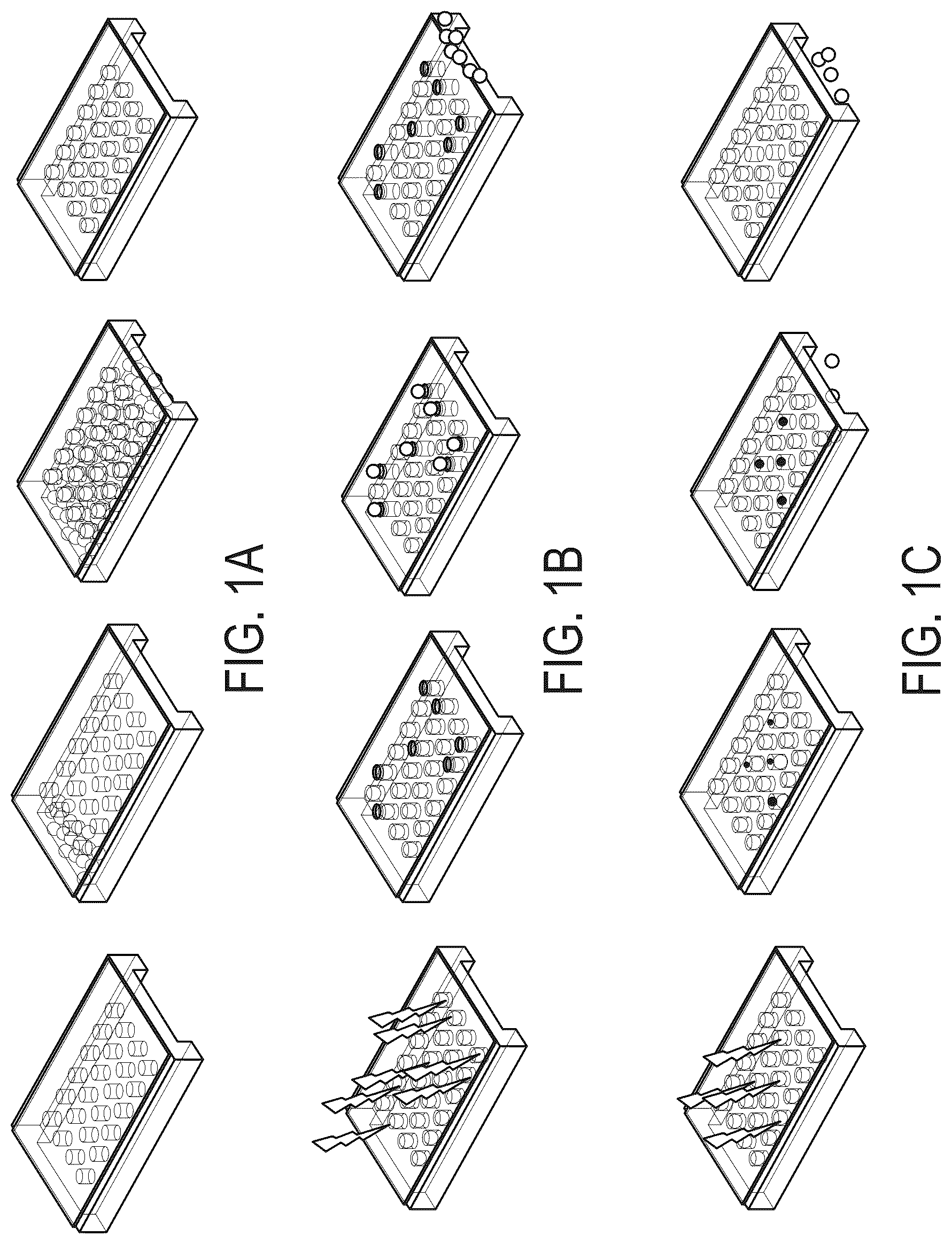 Patent US12377415 — Photoactivated selective release (PHASR) of droplets from microwell arrays — Figure 1