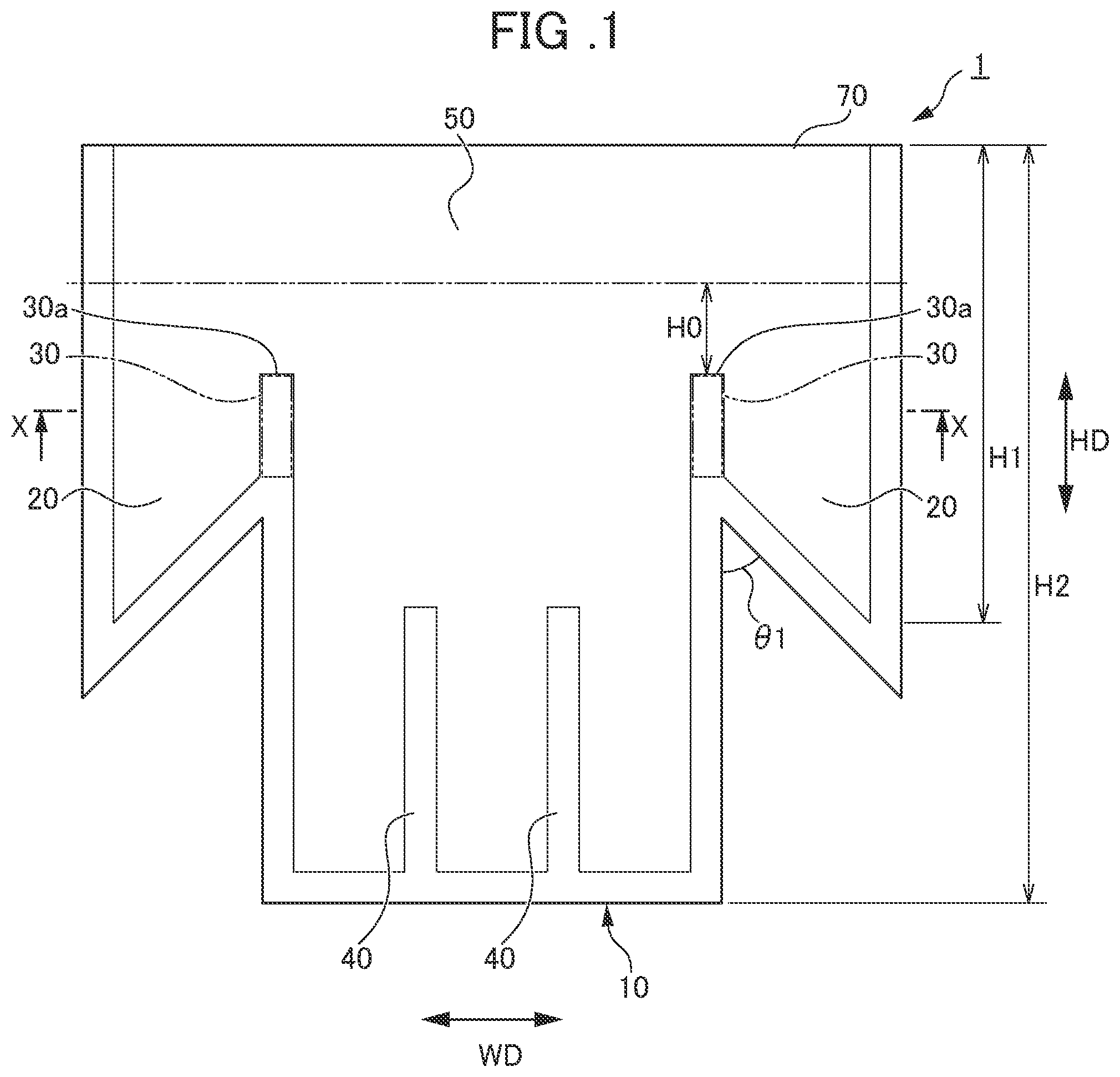 Patent US12377418 — Medical container — Figure 1