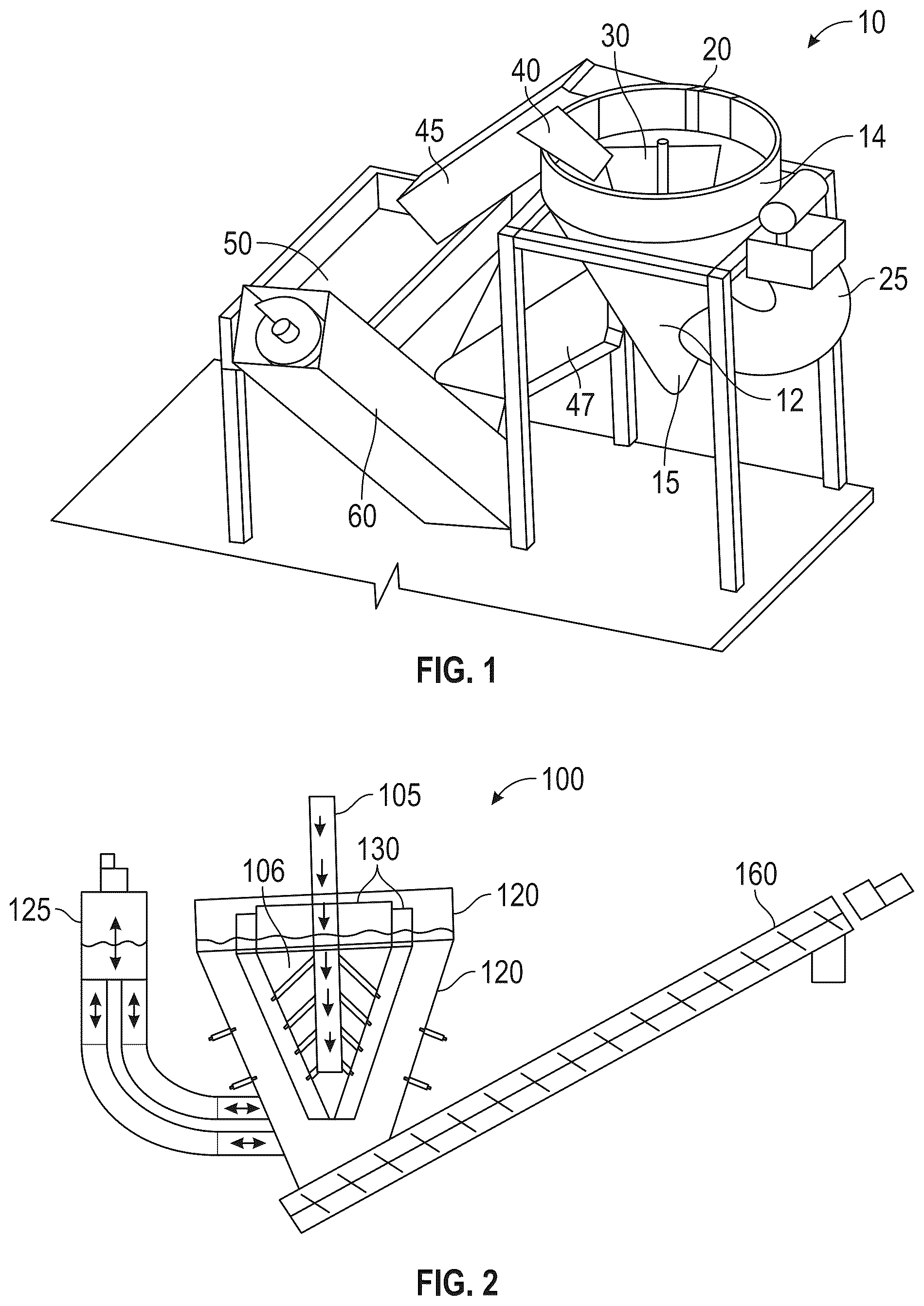 Patent US12377421 — System and method for four dimensionally separating materials — Figure 1