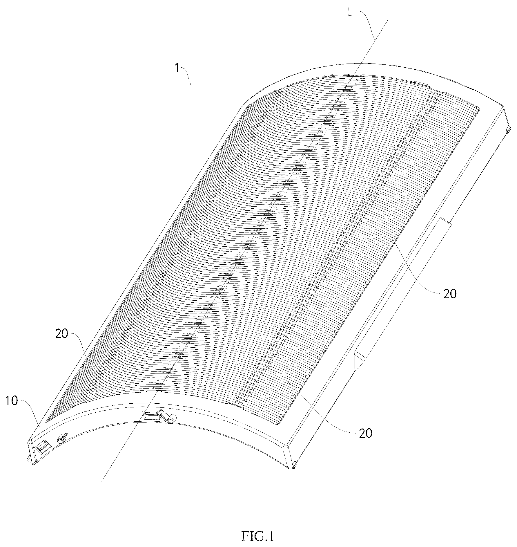 Patent US12377422 — Electrostatic dust removal apparatus and electrode unit thereof — Figure 1