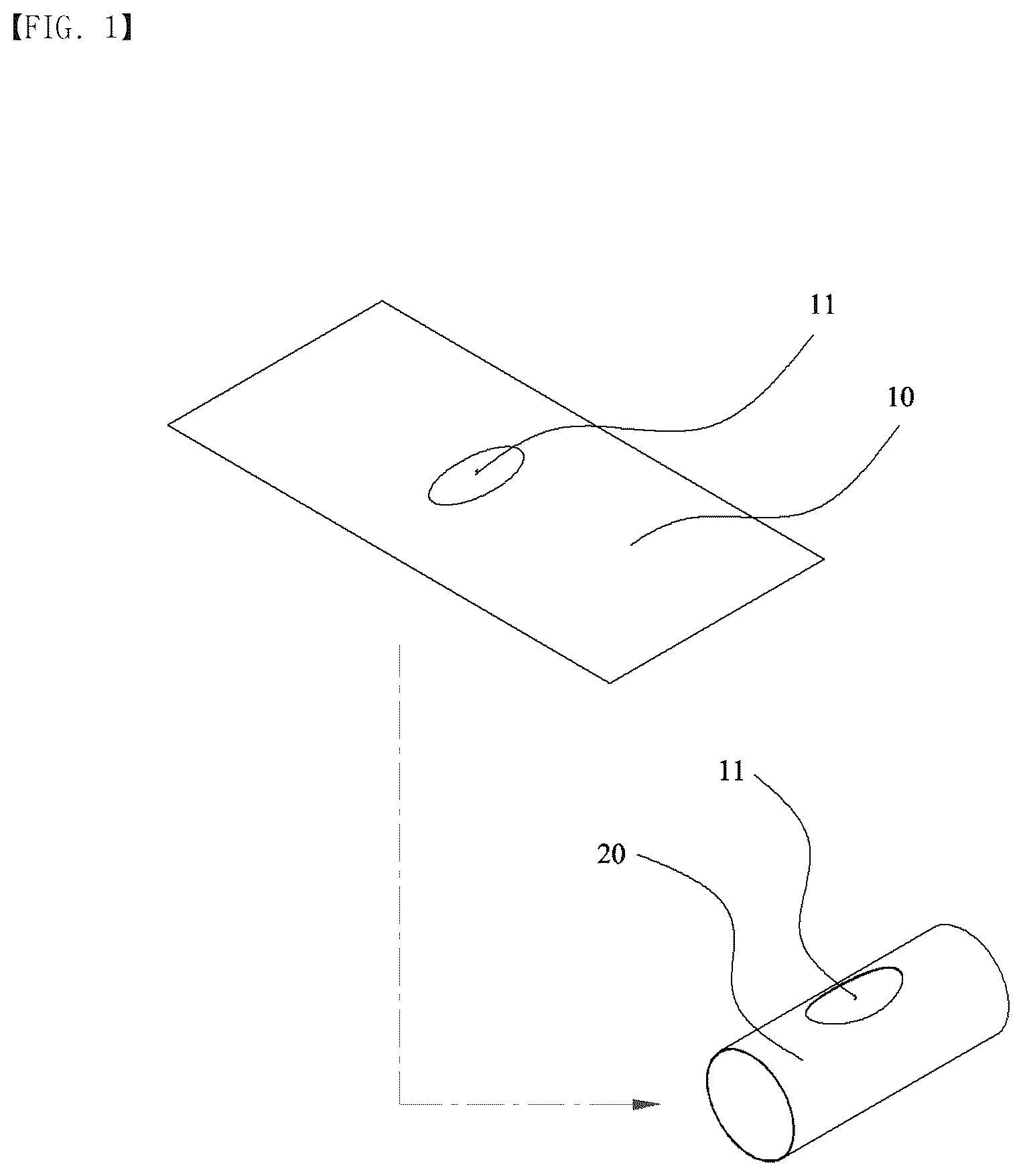Patent US12377456 — Tee type connector pipe manufacturing method — Figure 1