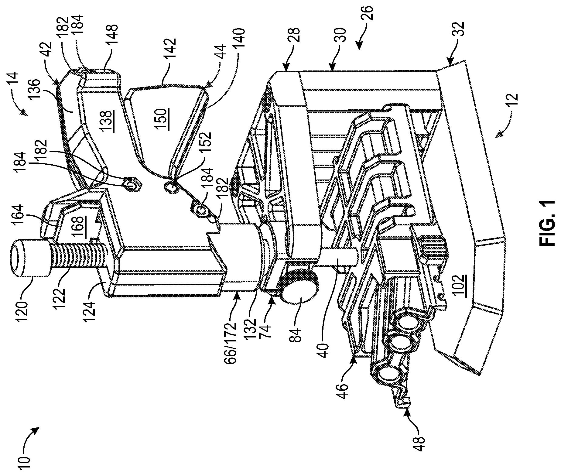 Patent US12377473 — Quick grip pocket hole jig system and method — Figure 1