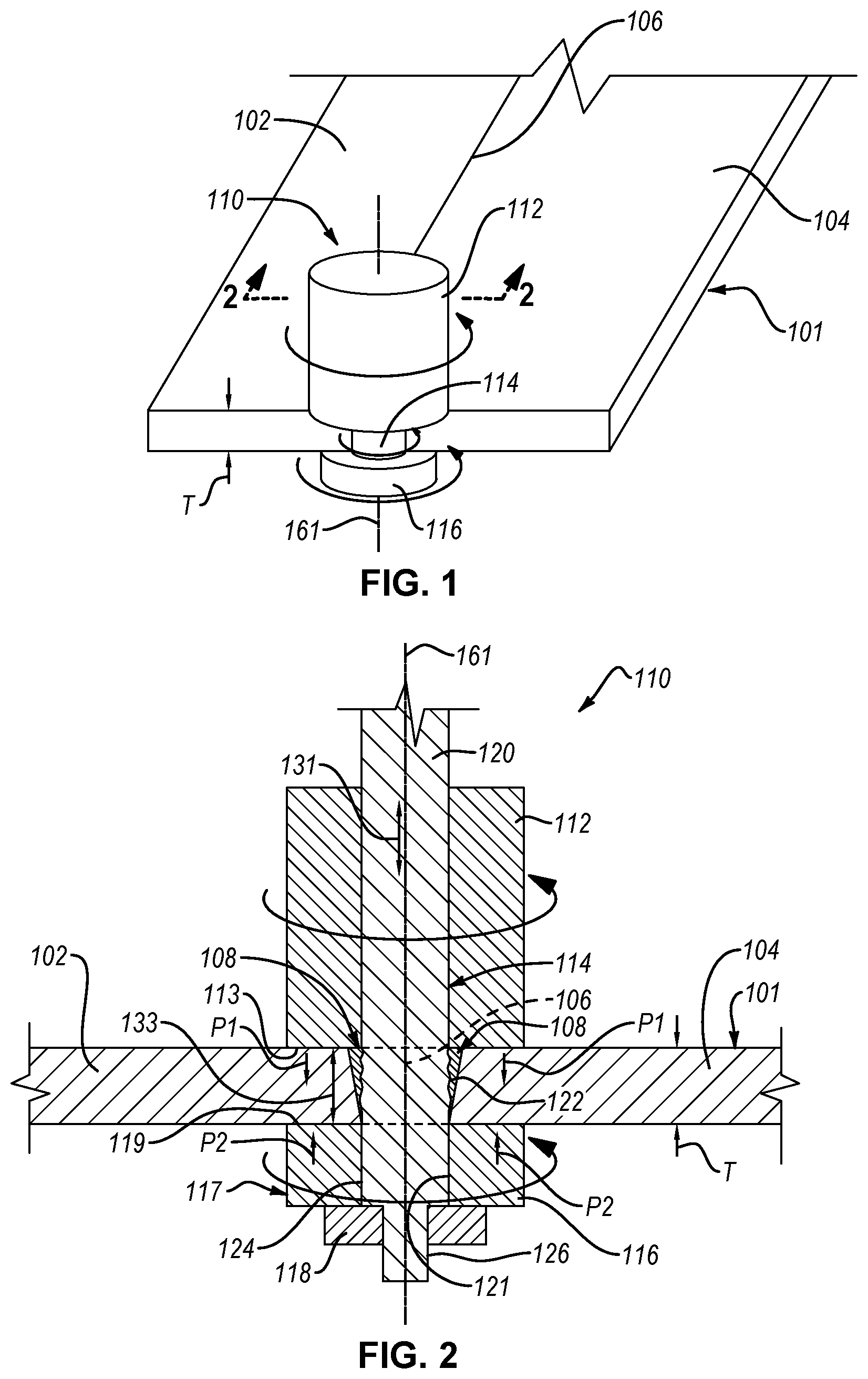 Patent US12377490 — Heat exchanger for friction stir welding apparatus and associated system and method — Figure 1