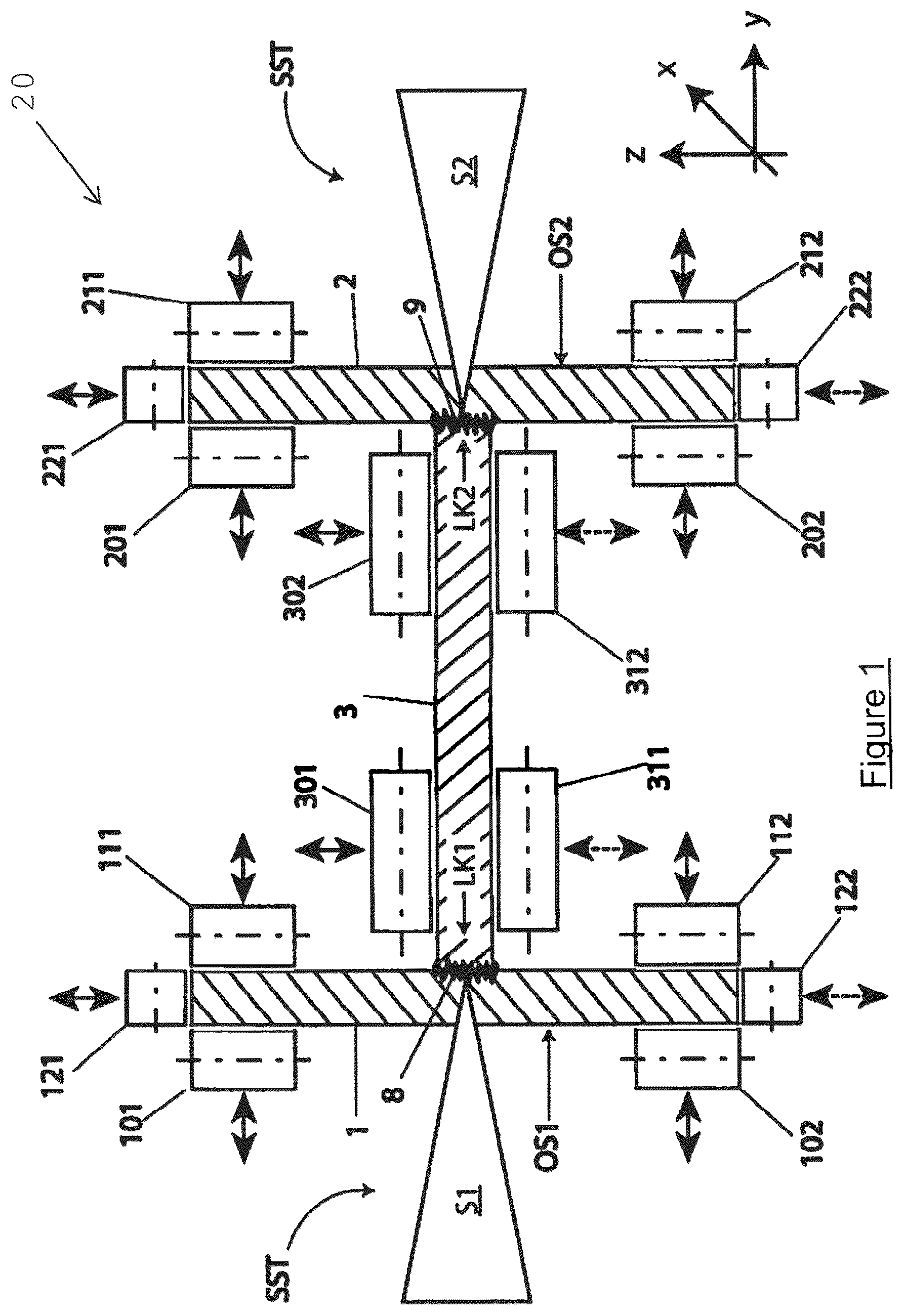 Patent US12377499 — Method for producing a welded T-beam or I-beam profile — Figure 1