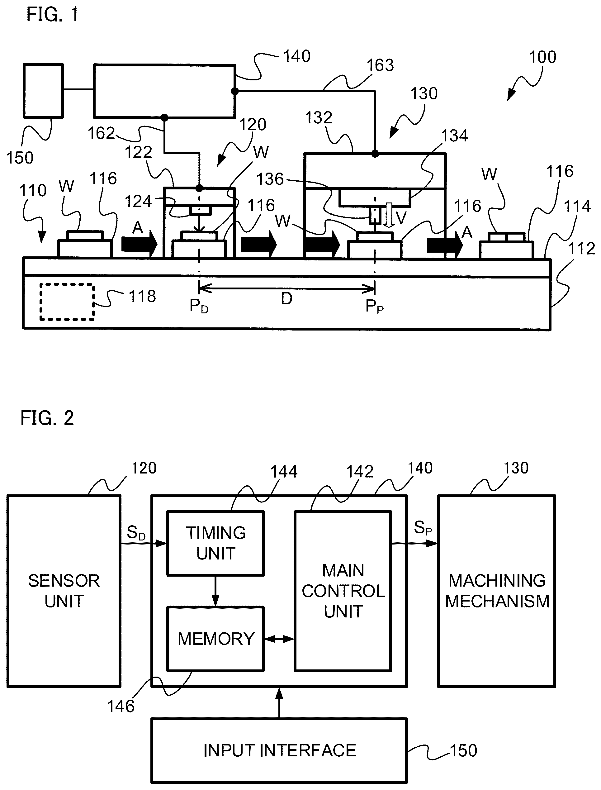 Patent US12377506 — Workpiece machining device and machining control method — Figure 1
