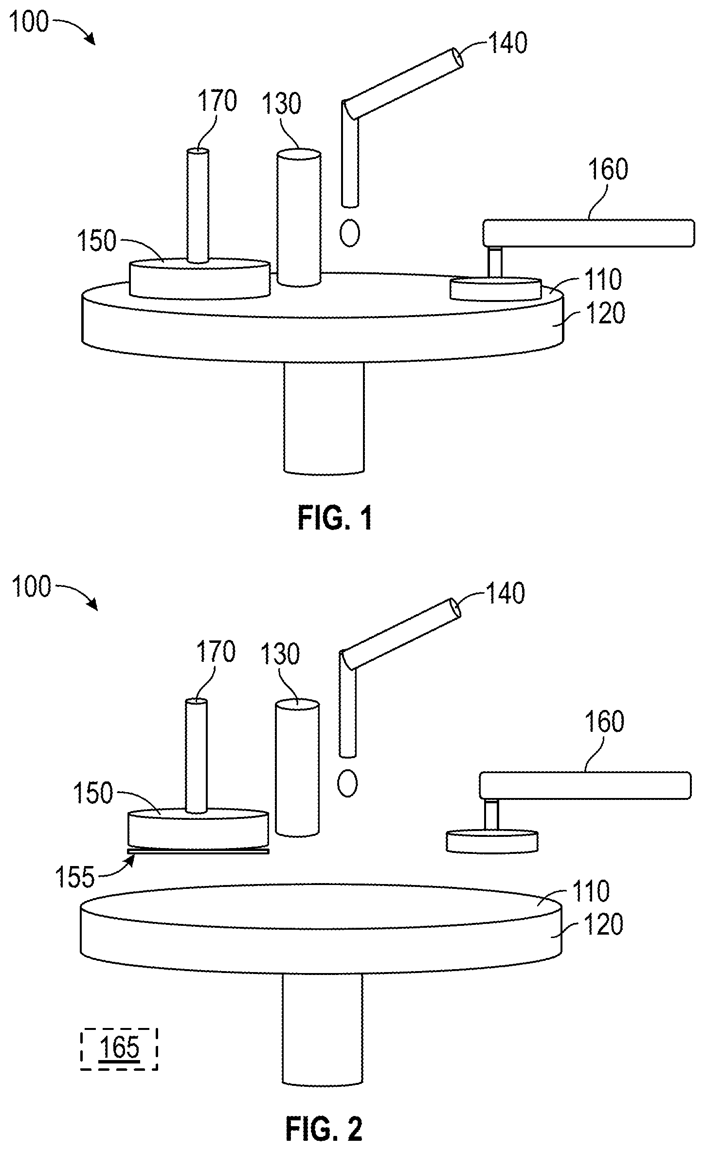 Patent US12377520 — Method and apparatus for insitu adjustment of wafer slip detection during work piece polishing — Figure 1
