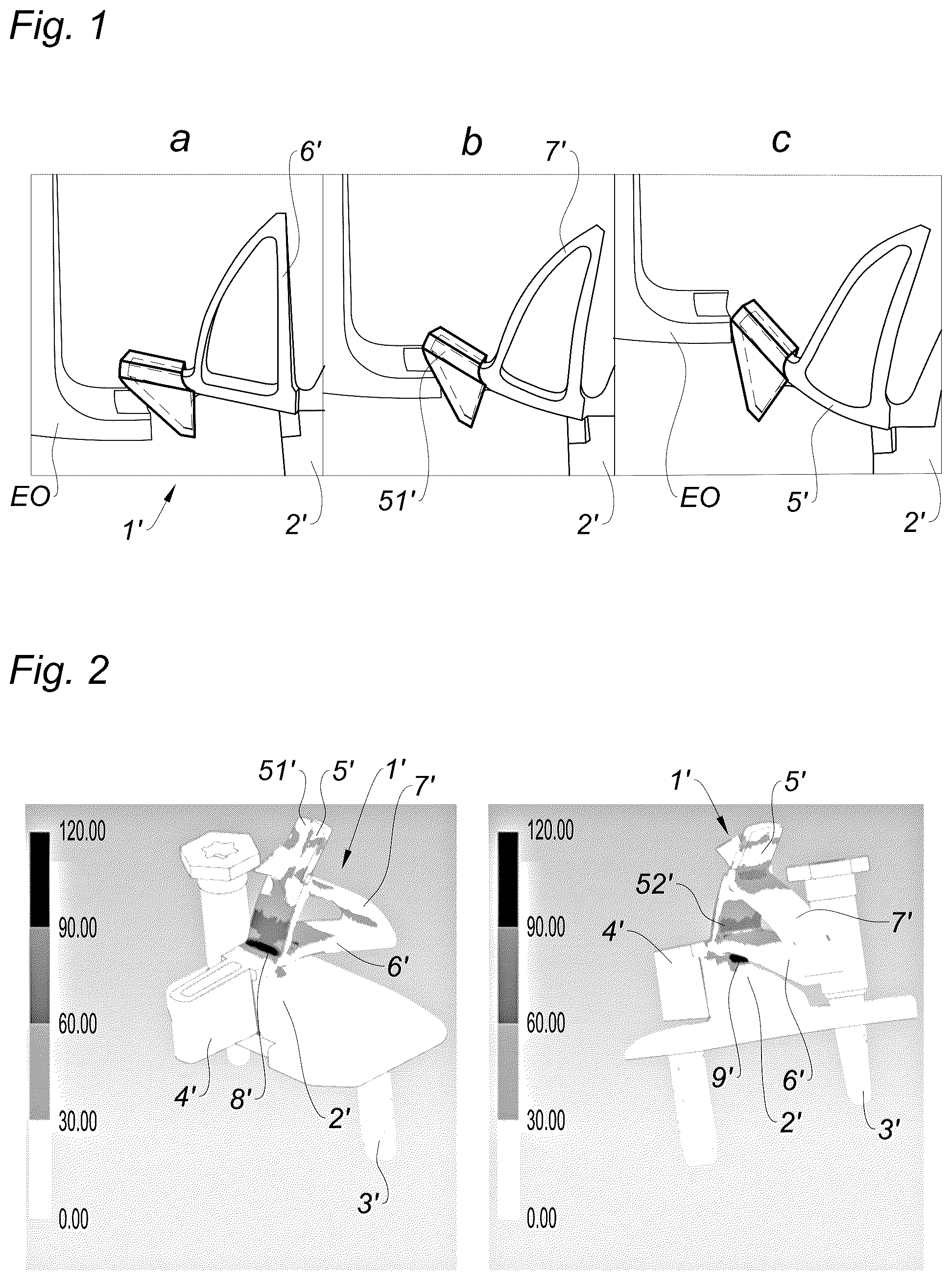 Patent US12377523 — Reinforced device for temporarily holding an opening element in an ajar position — Figure 1