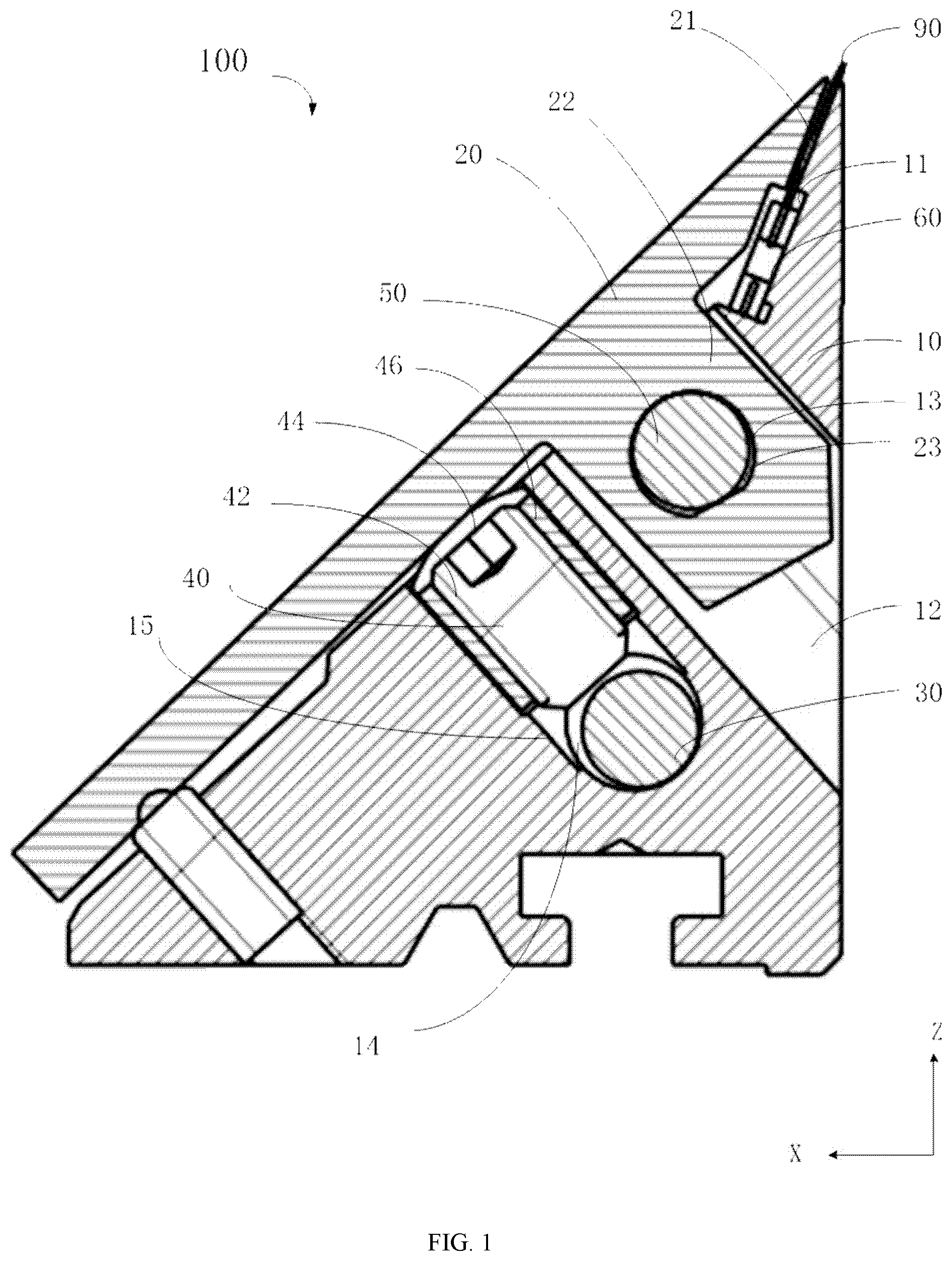 Patent US12377568 — Cutter holder for microtome — Figure 1