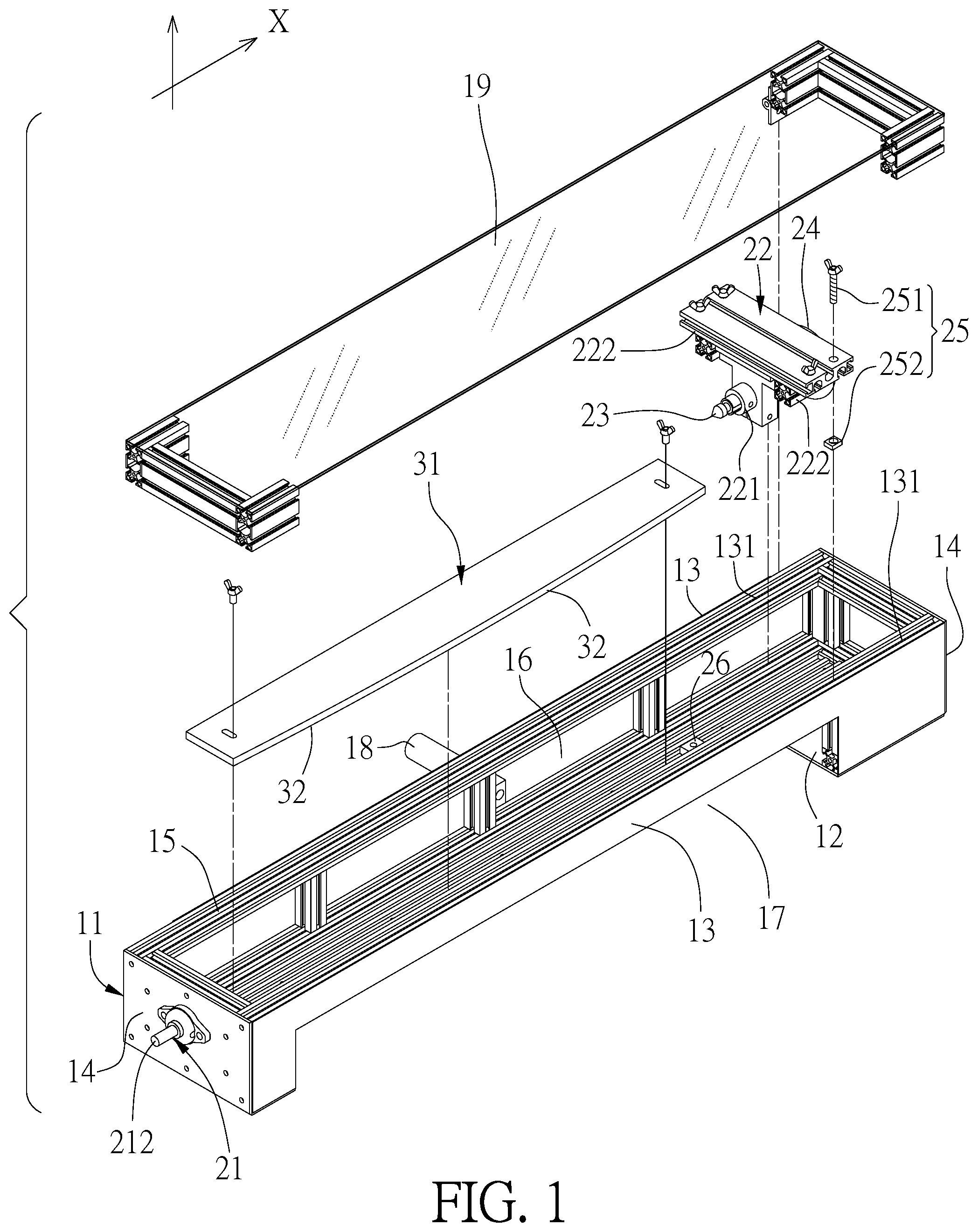 Patent US12377571 — Copy device for processing and shaping a cylindrical rod with a curved configuration — Figure 1