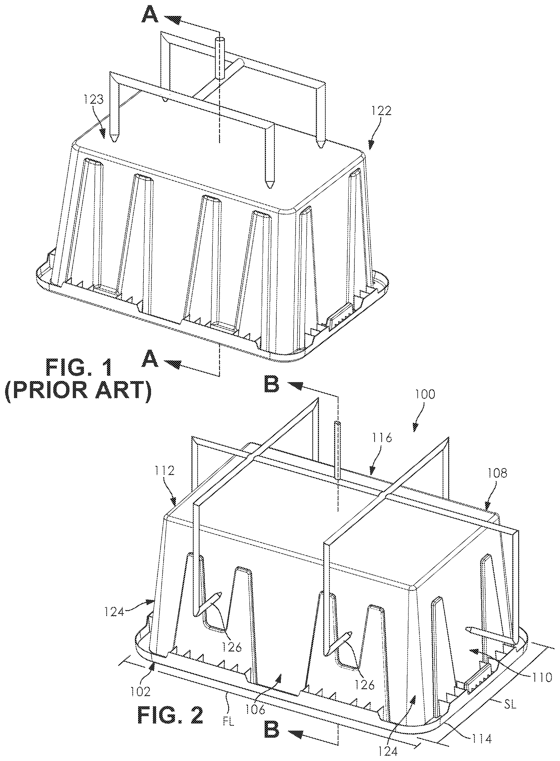 Patent US12377589 Figure 1 – Injection molding system, method, and tote manufactured therefrom