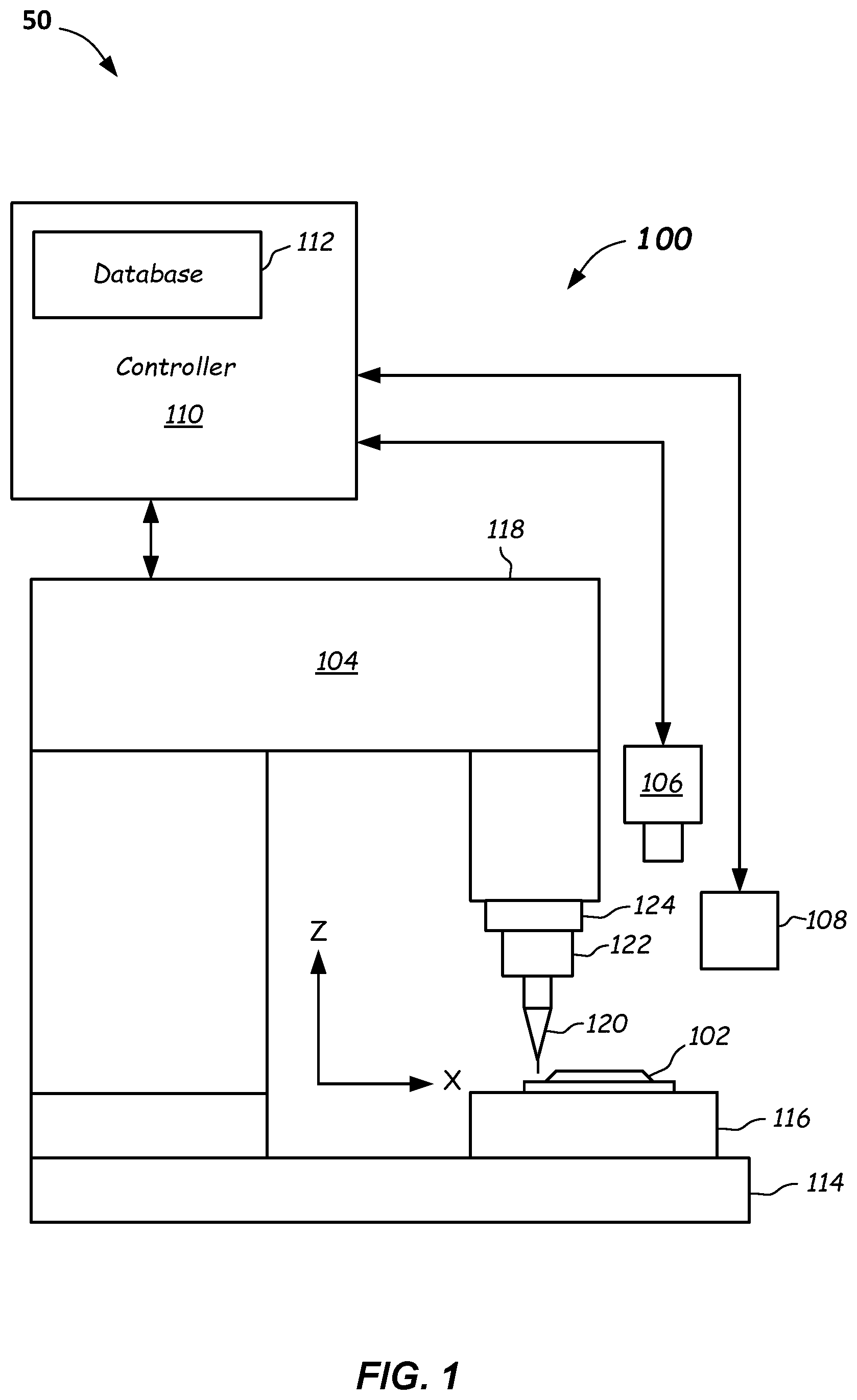 Patent US12377594 — System for manufacturing of honeycomb extrusion dies and manufacturing methods thereof — Figure 1
