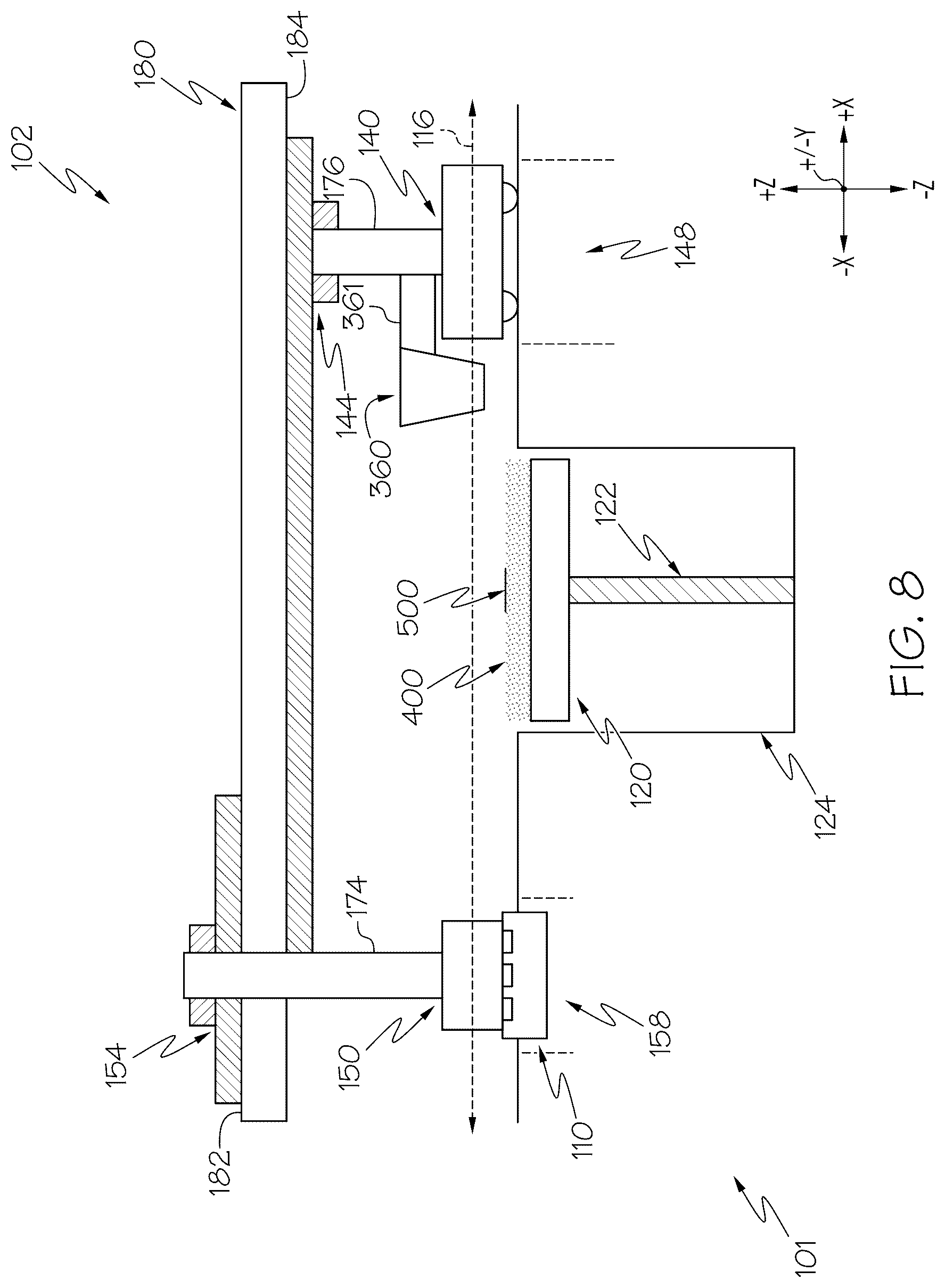 Patent US12377605 Figure 14 – Additive manufacturing apparatuses and methods