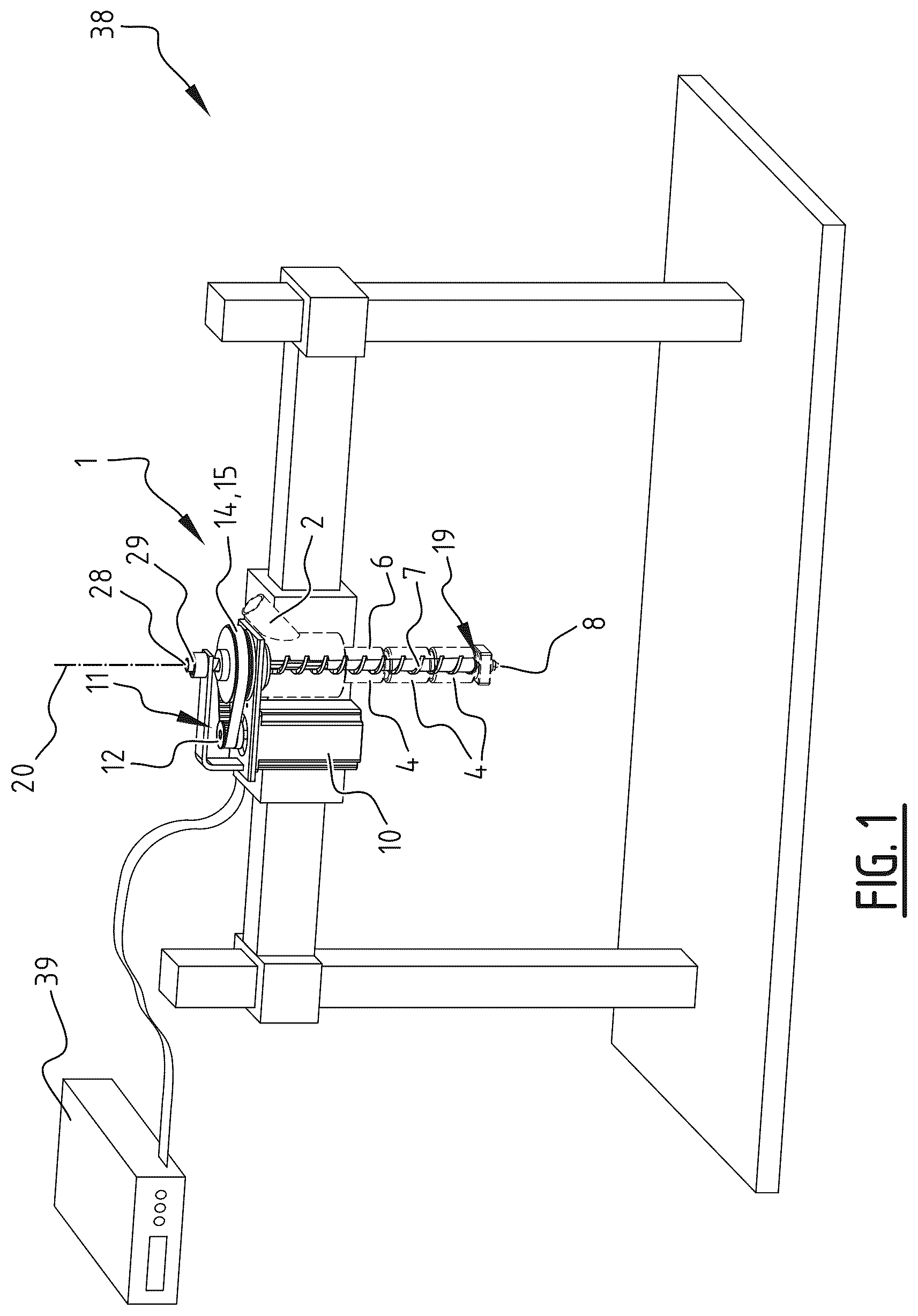 Patent US12377608 — Extruder system and additive manufacturing printer, comprising such an extruder — Figure 1