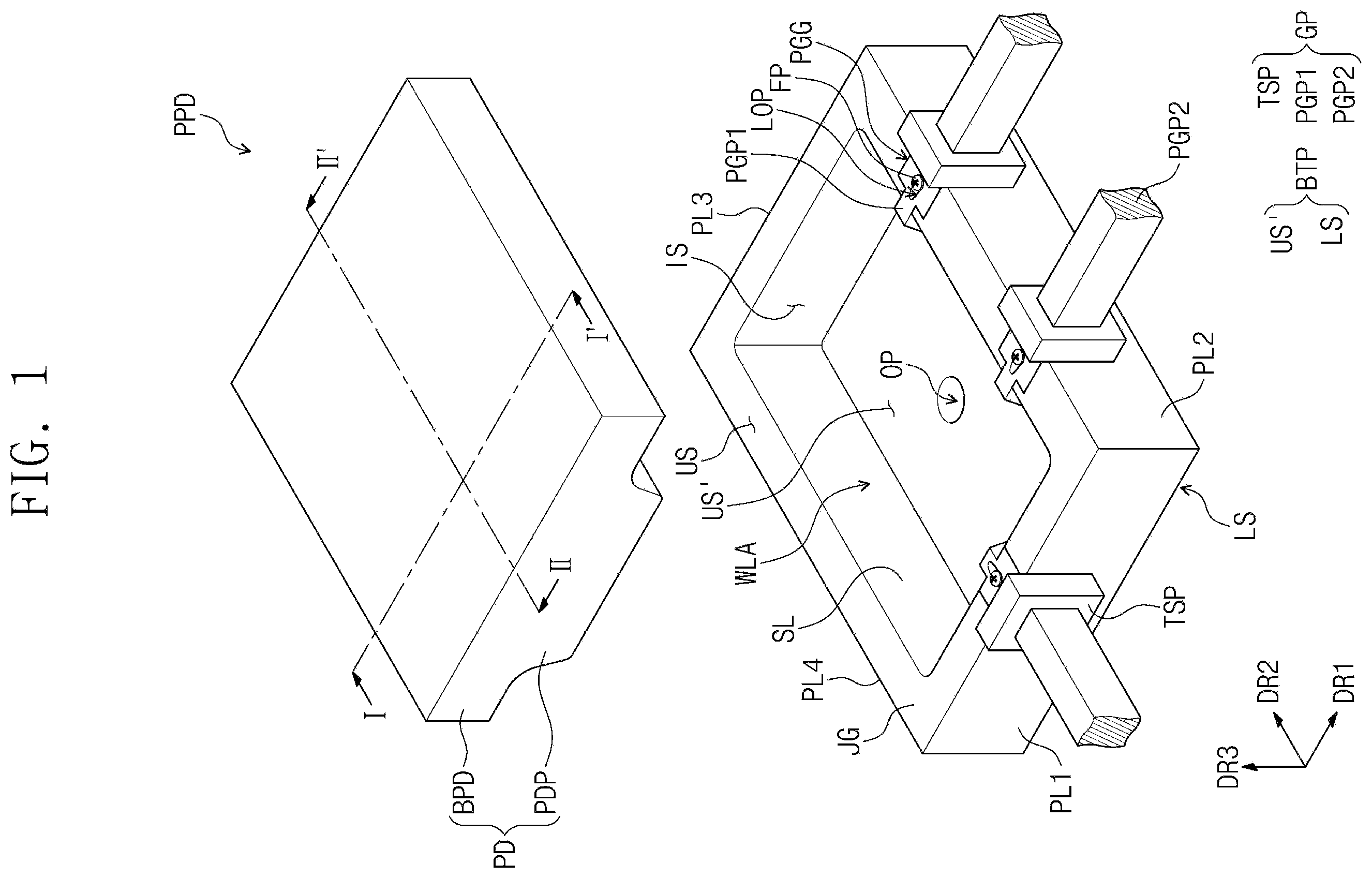 Patent US12377648 — Pad printing device and window printing method using the same — Figure 1