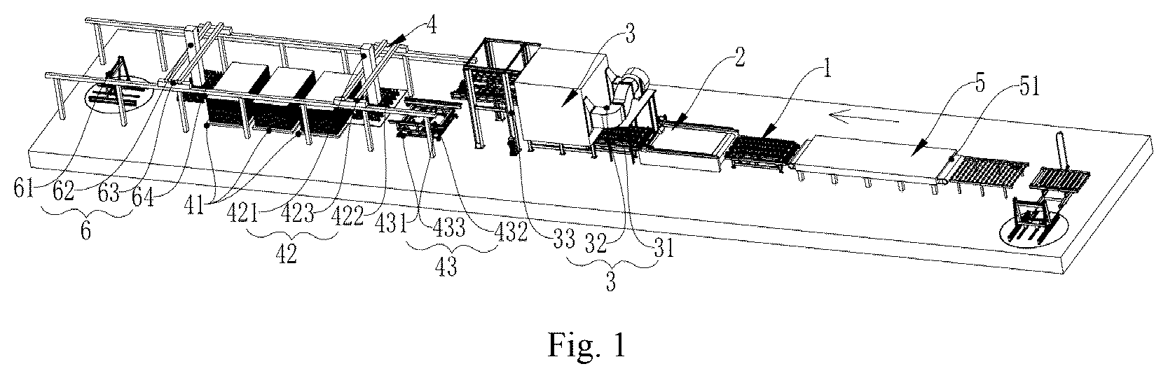 Patent US12377661 — Inkjet processing system for artificial stones and application thereof — Figure 1