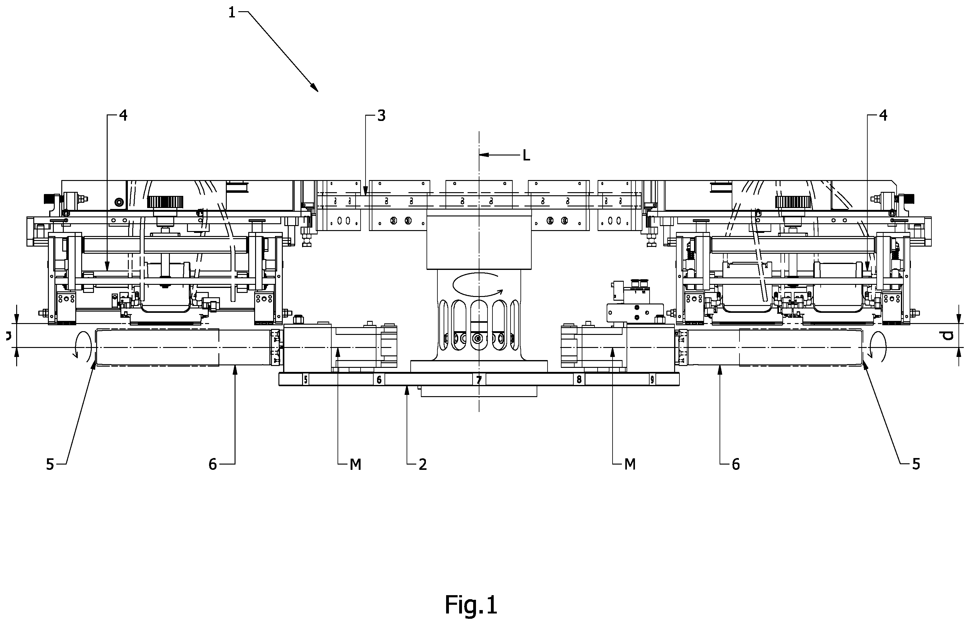 Patent US12377667 Figure 1 – Ink jet digital printing machine