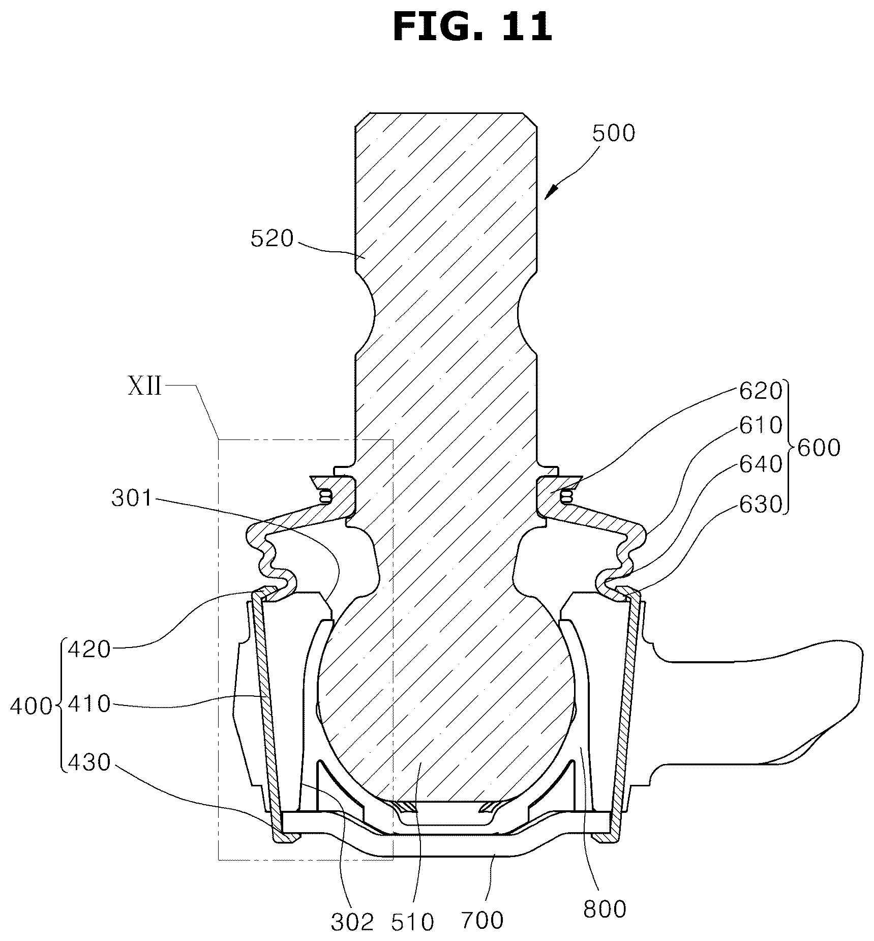Patent US12377695 Figure 11 – Suspension apparatus for vehicle