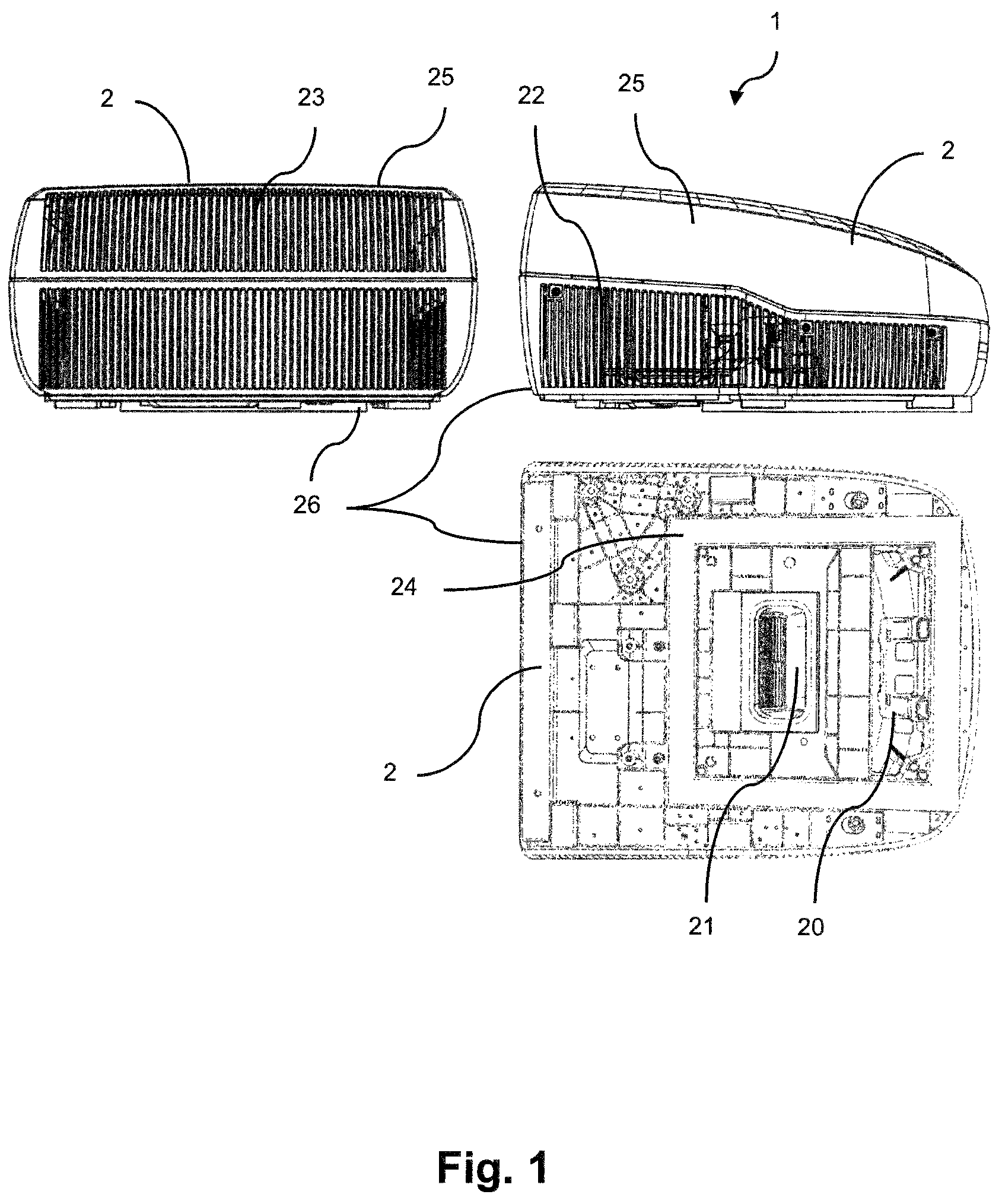 Patent US12377705 — Air conditioning unit — Figure 1