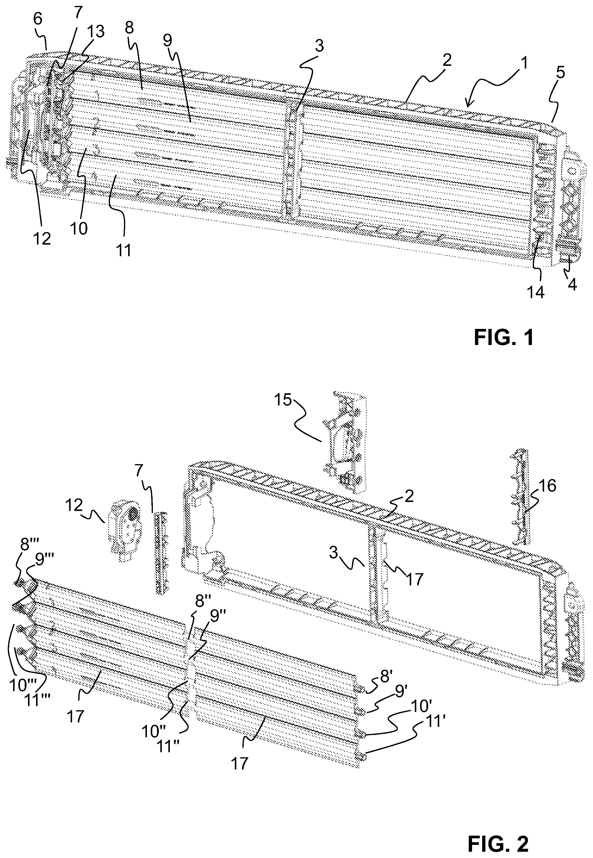 Patent US12377724 — Radiator shutter for motor vehicles — Figure 1