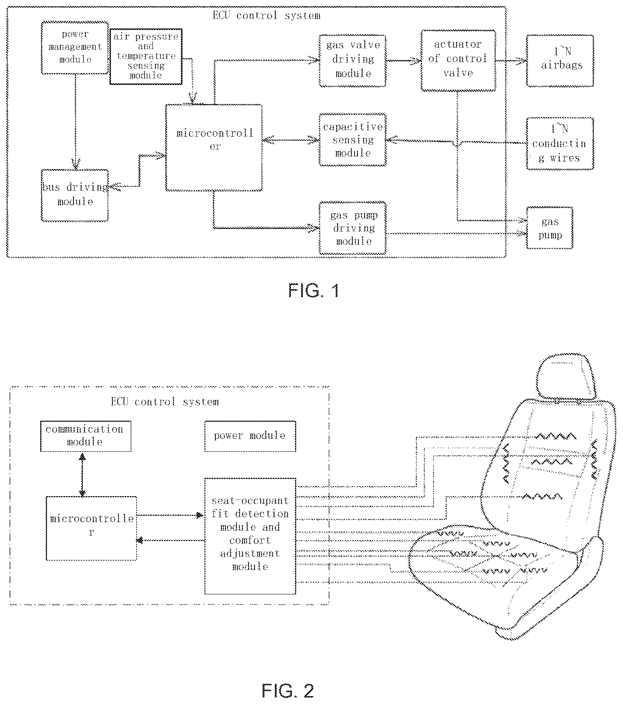 Patent US12377758 — Adaptive seat comfort system based on passenger-seat fit degree, and adjustment method — Figure 1