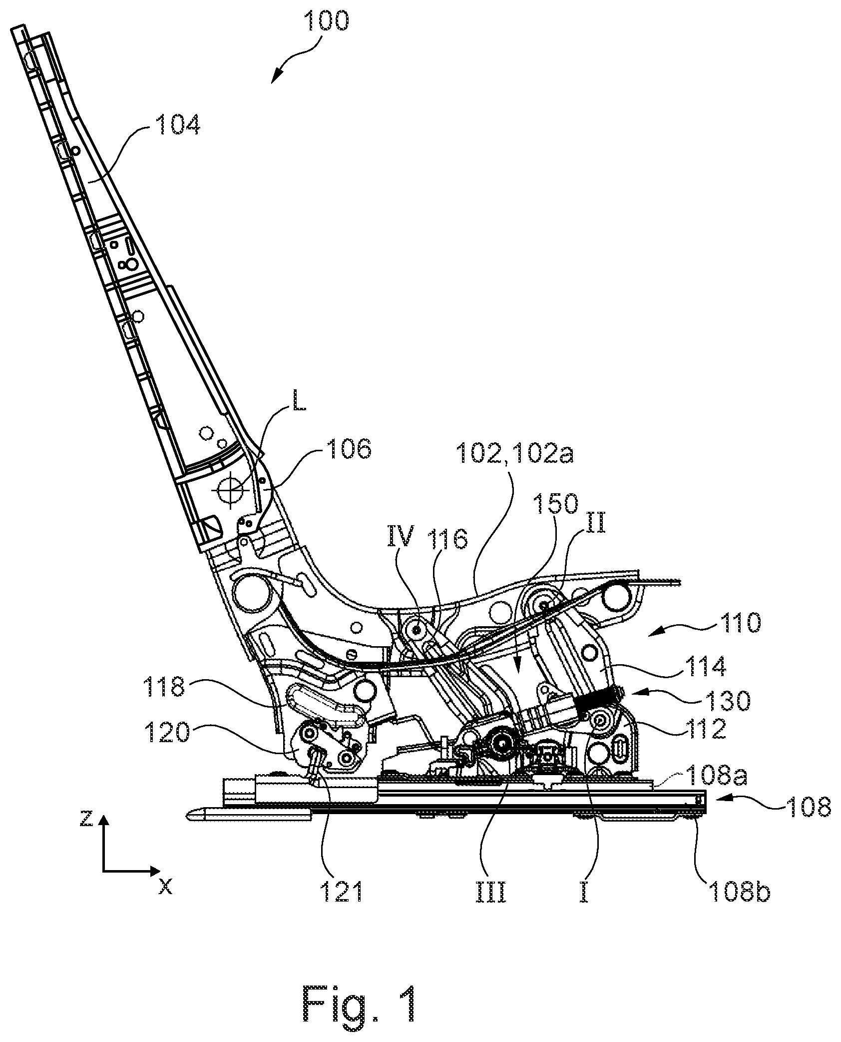 Patent US12377760 — Vehicle seat — Figure 1