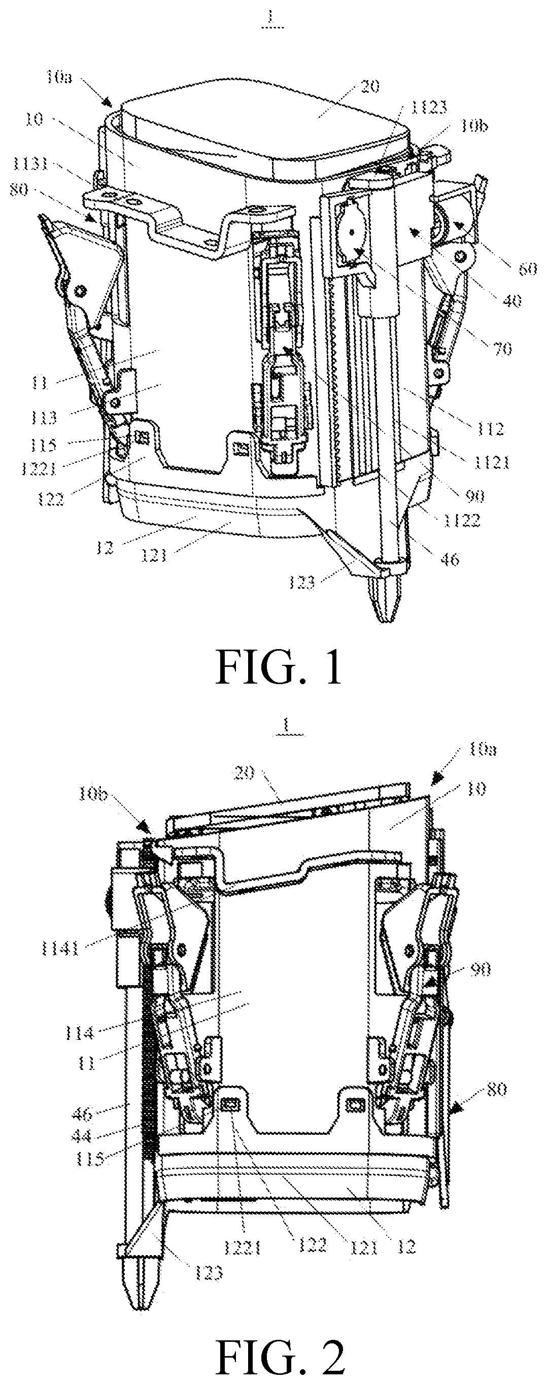 Patent US12377768 — Cup holder assembly and vehicle having same — Figure 1
