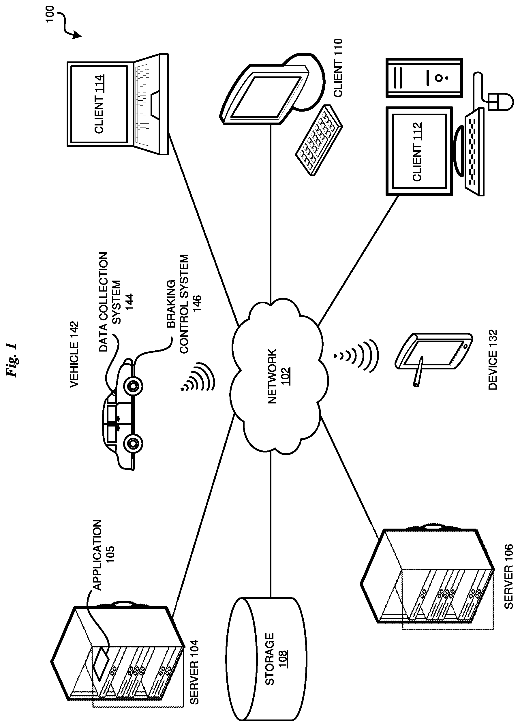 Patent US12377806 — Vehicle mass measurement for automated braking — Figure 1