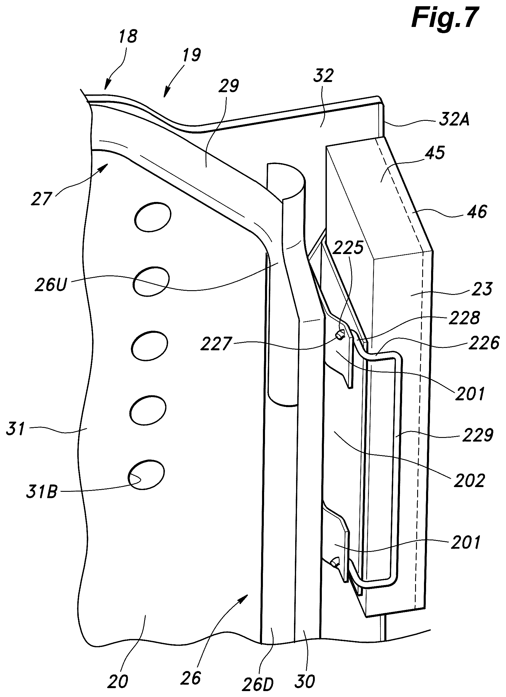 Patent US12377809 Figure 7 – Vehicle seat