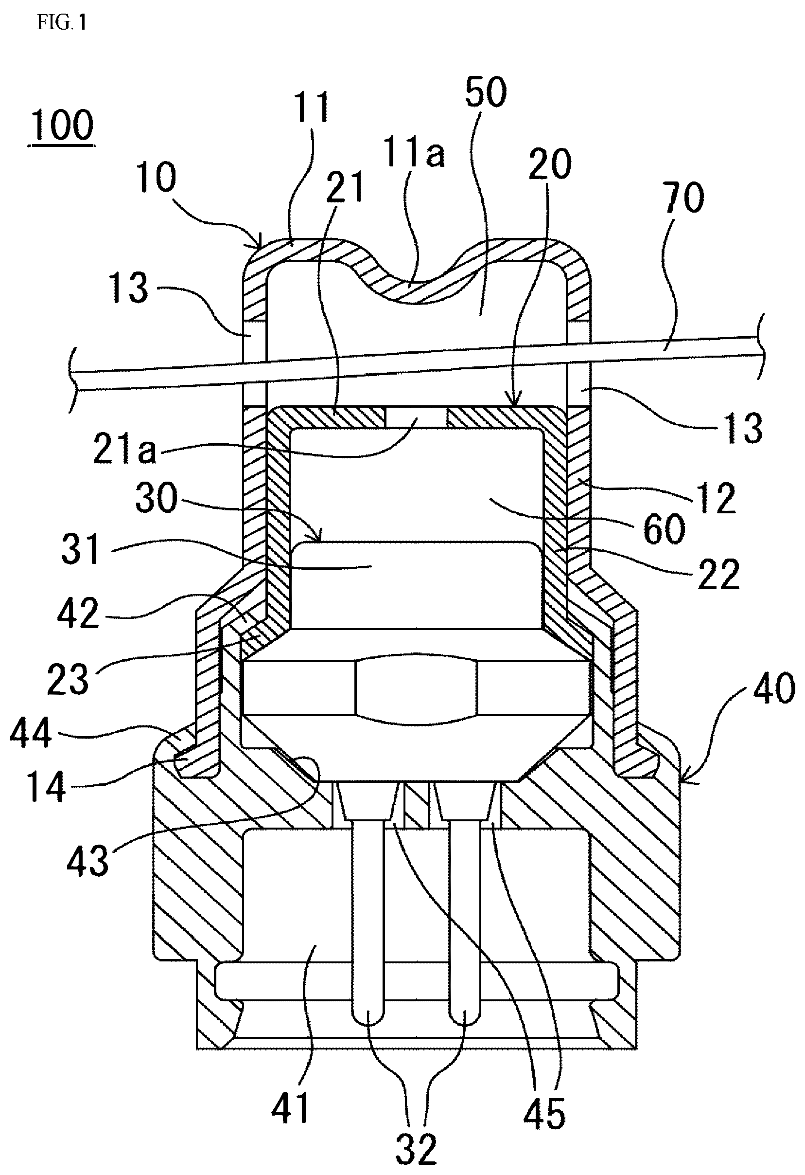 Patent US12377810 — Release mechanism of airbag mooring member — Figure 1