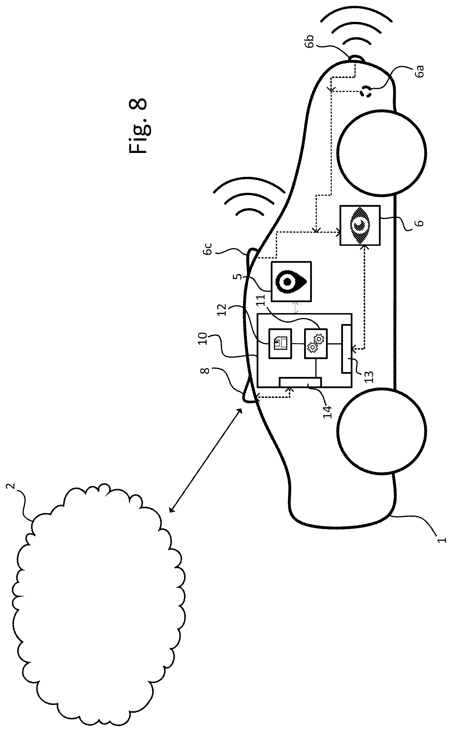 Patent US12377837 Figure 8 – Path planning in autonomous driving environments