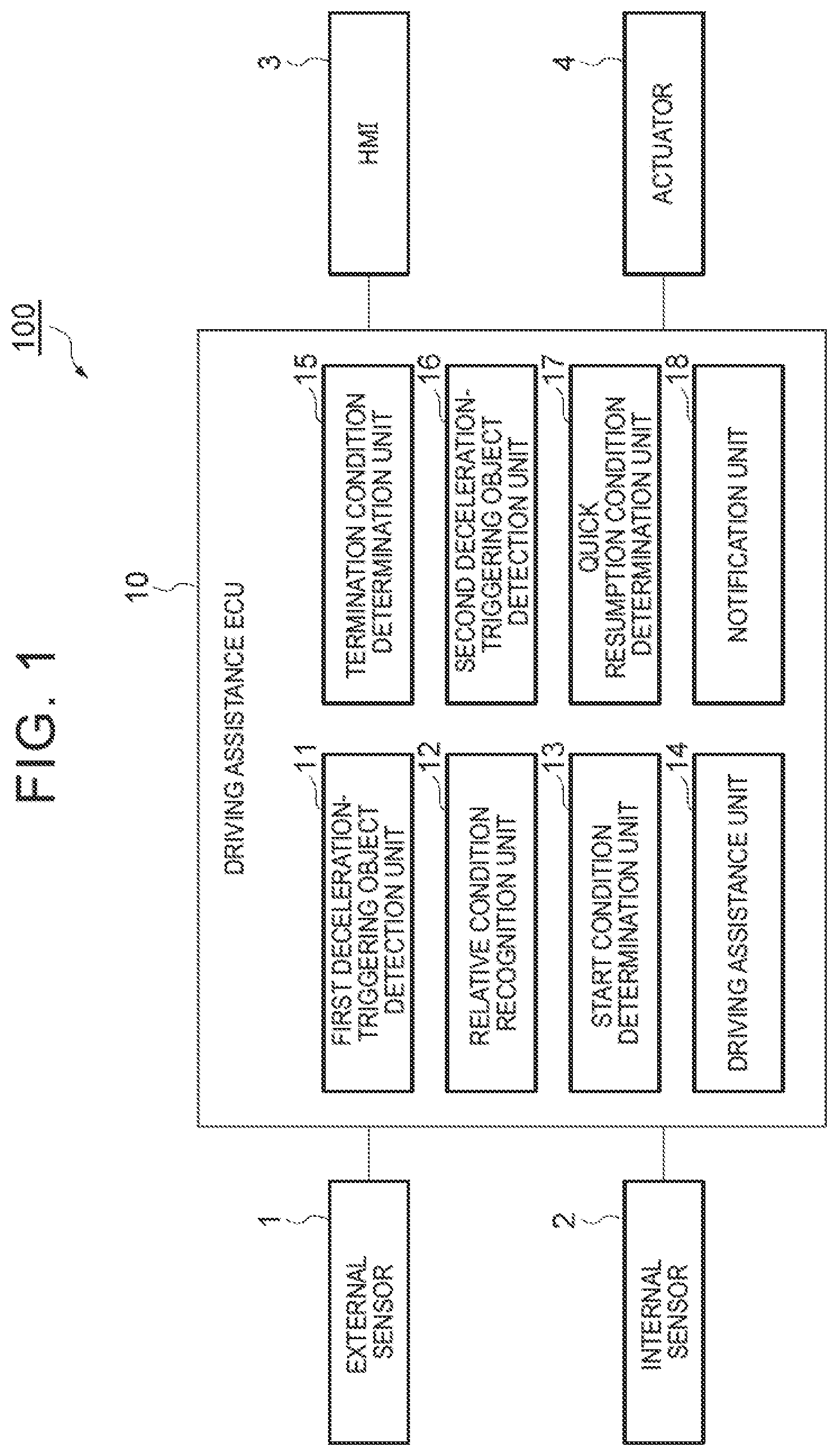 Patent US12377839 — Driving assistance apparatus — Figure 1