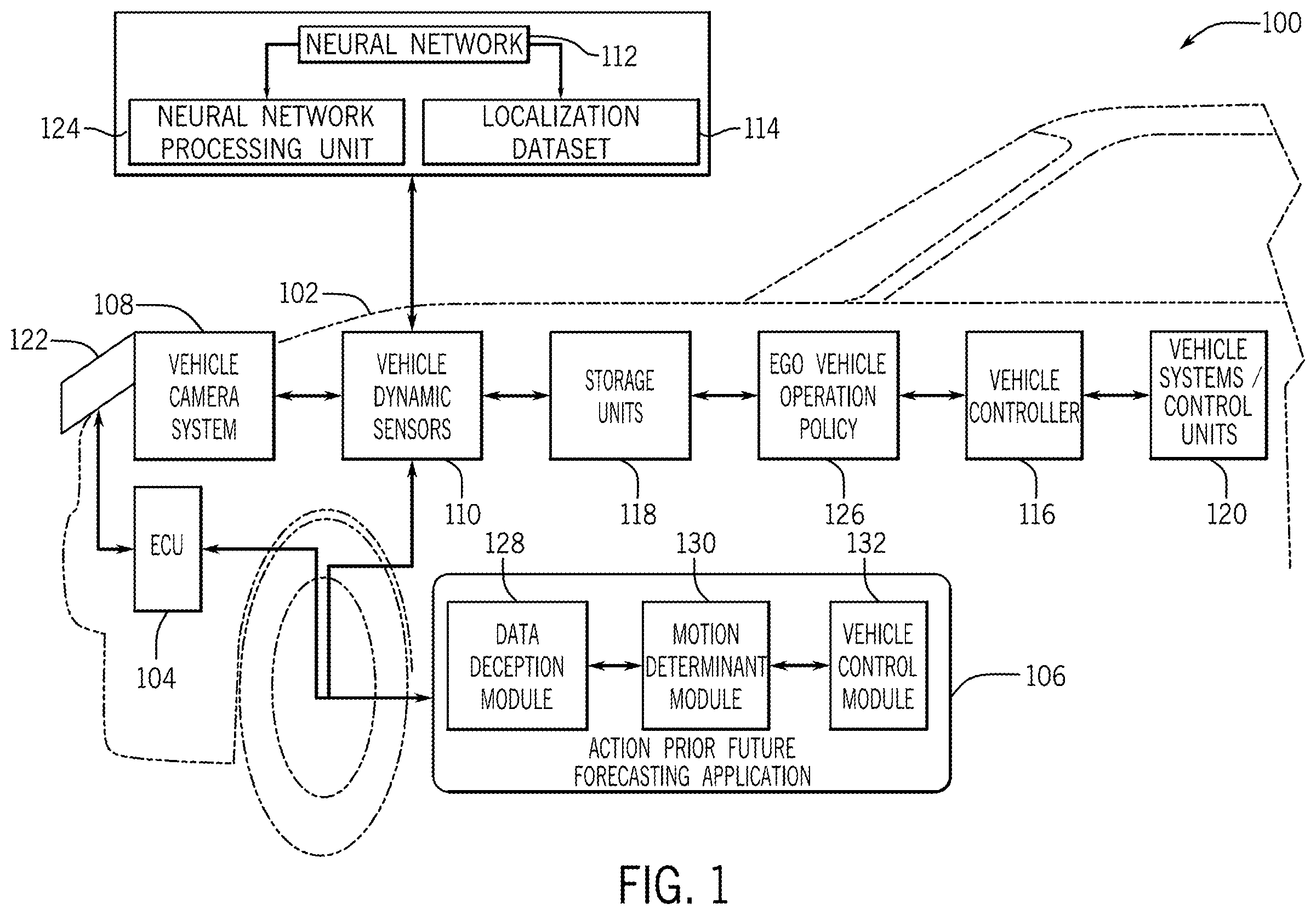 Patent US12377863 — System and method for future forecasting using action priors — Figure 1