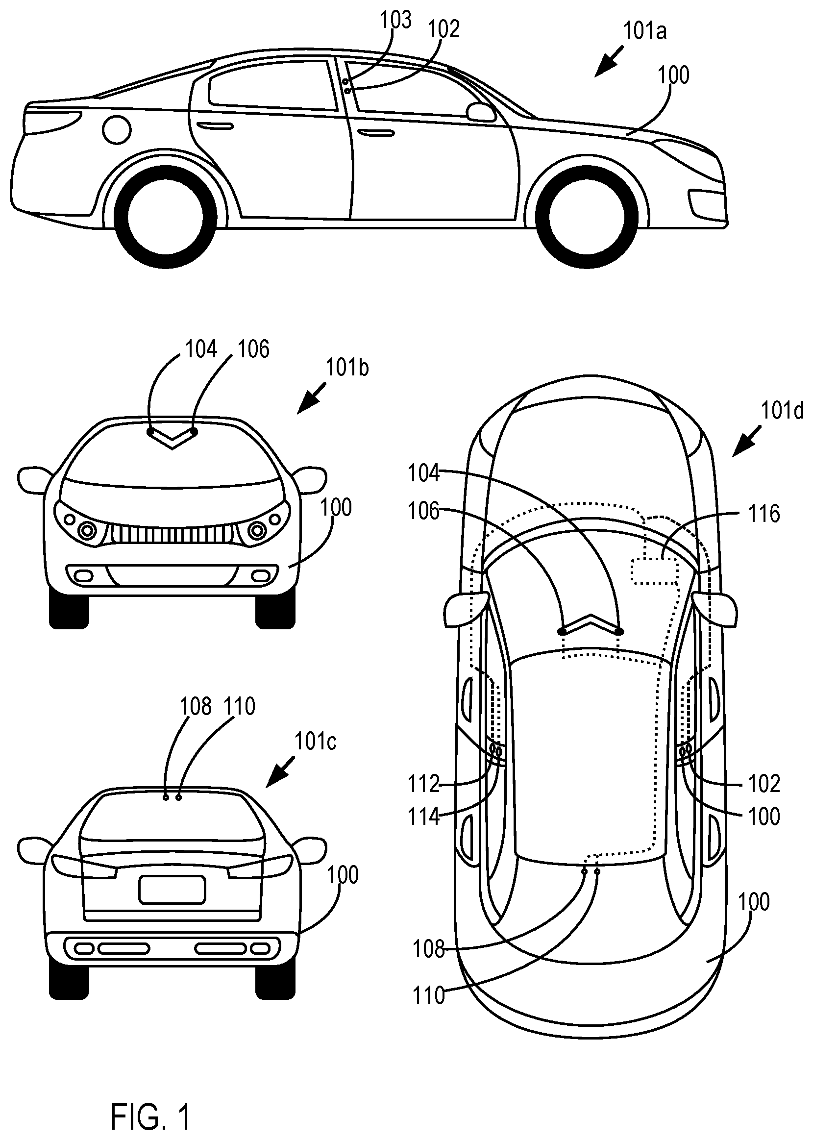 Patent US12377866 Figure 1 – Processing predicted input data in an autonomous vehicle