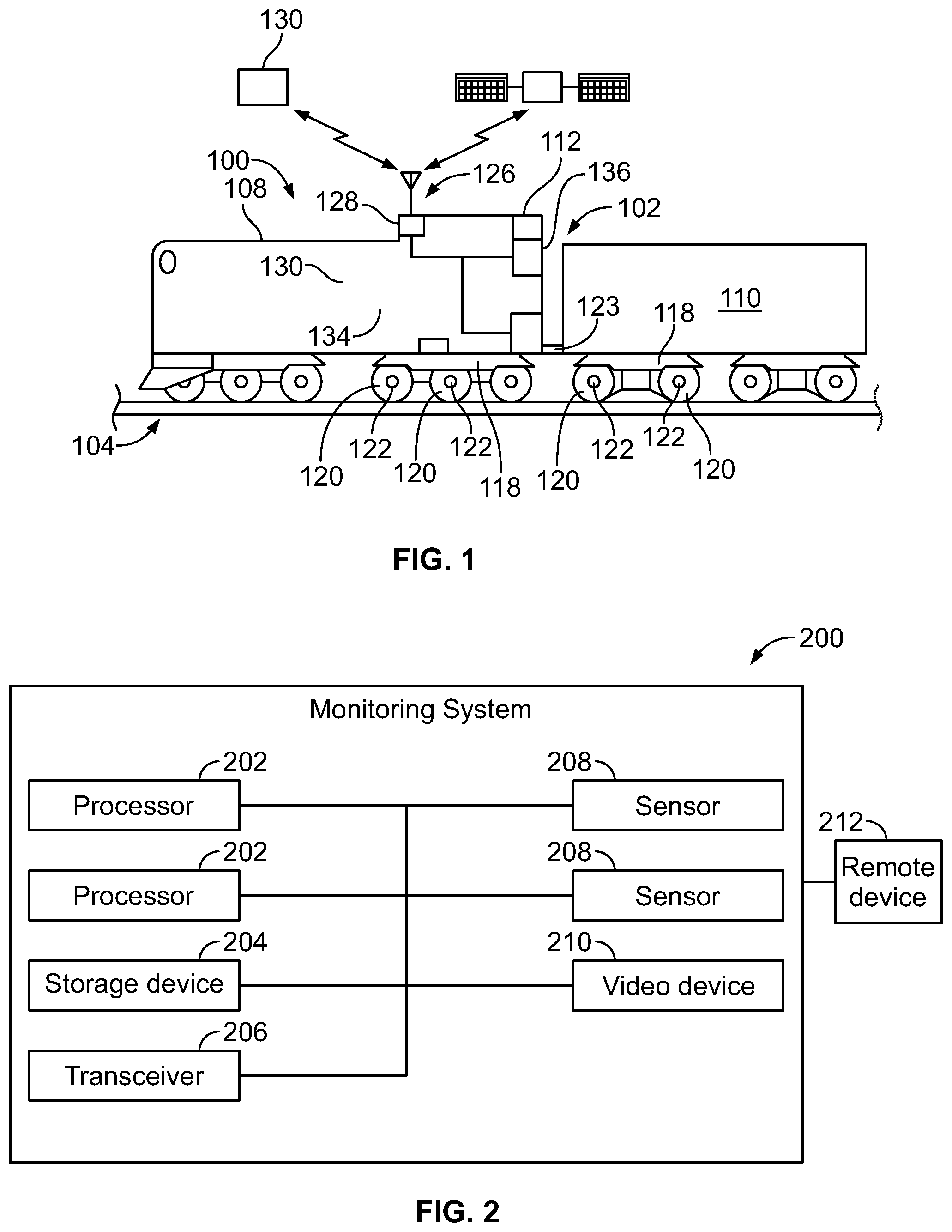 Patent US12377892 — Vehicle monitoring system — Figure 1