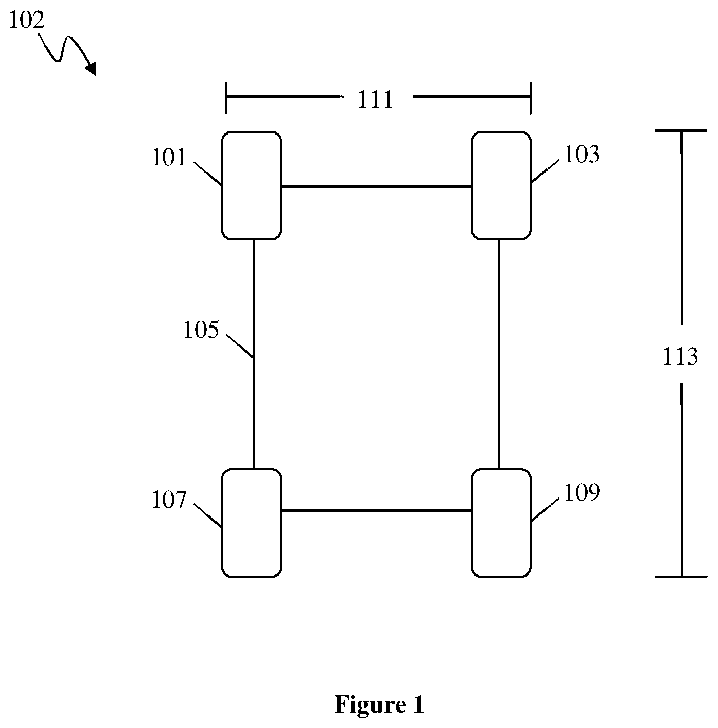 Patent US12377907 — Steering control system — Figure 1
