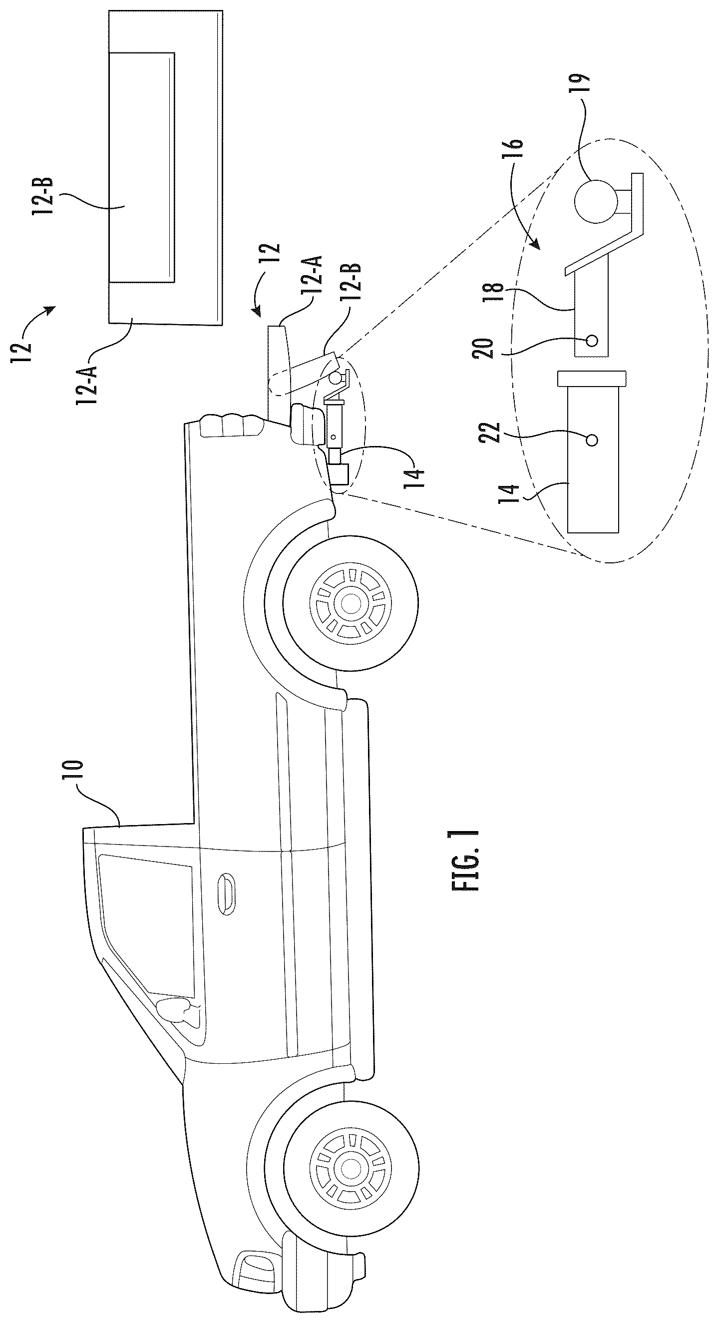 Patent US12377918 — Tailgate deactivation system — Figure 1