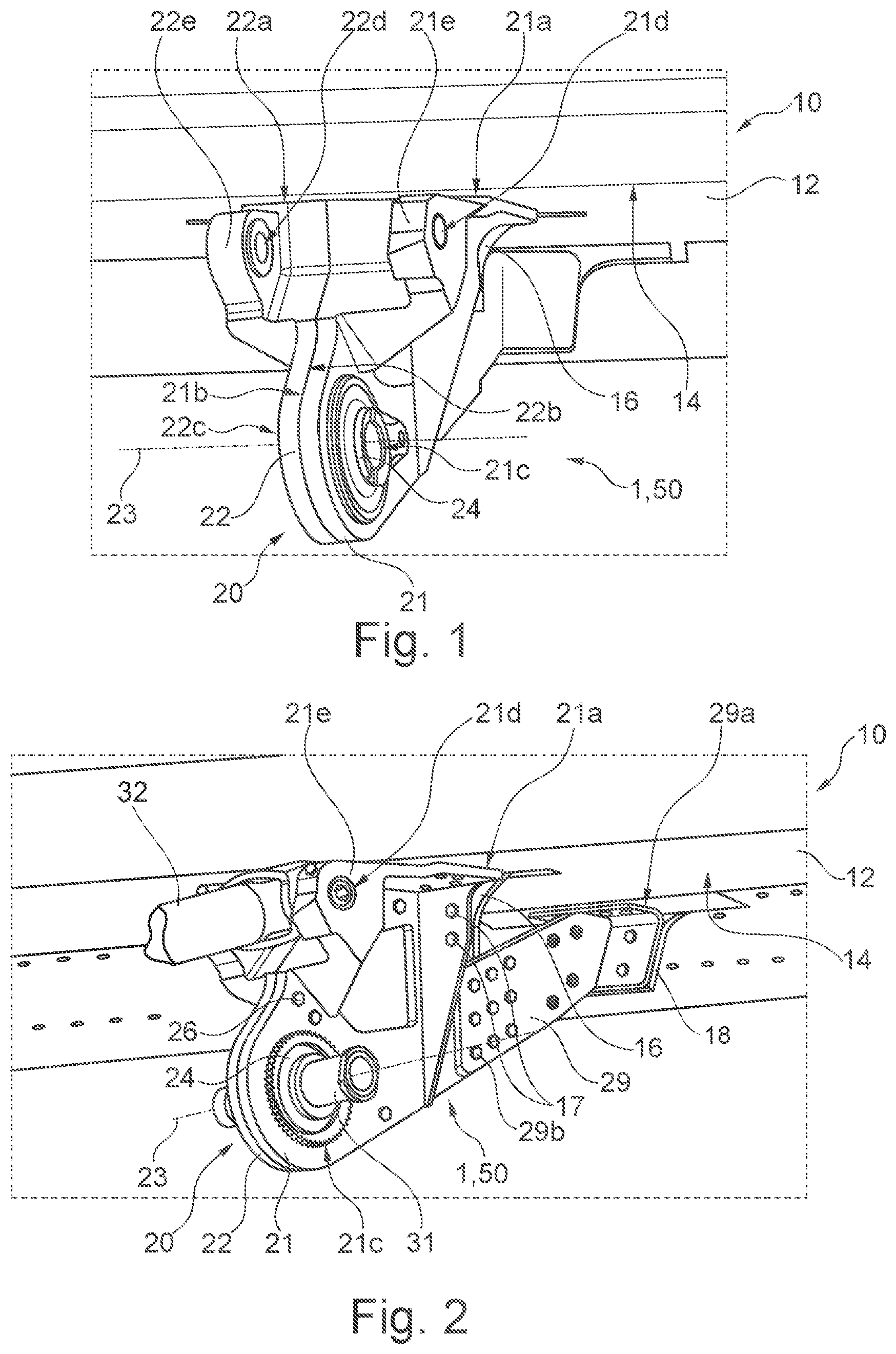 Patent US12377957 — Load introduction system and method for manufacturing a load introduction system — Figure 1