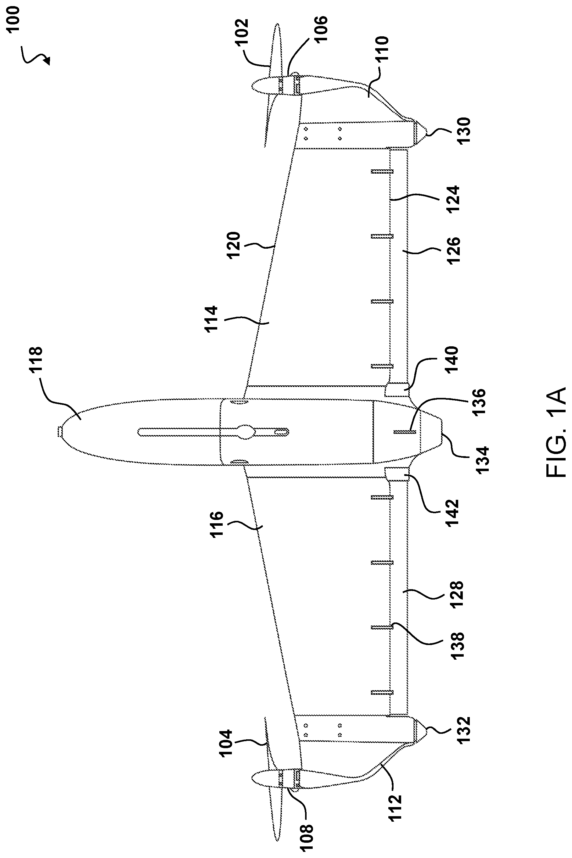 Patent US12377958 — Extruded wing protection system and device — Figure 1