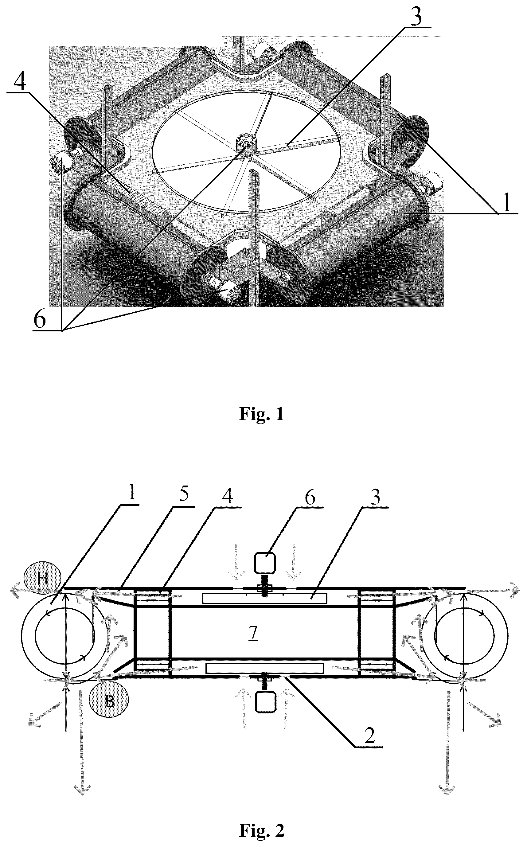 Patent US12377964 — Magnus-effect aircraft and operating method thereof — Figure 1